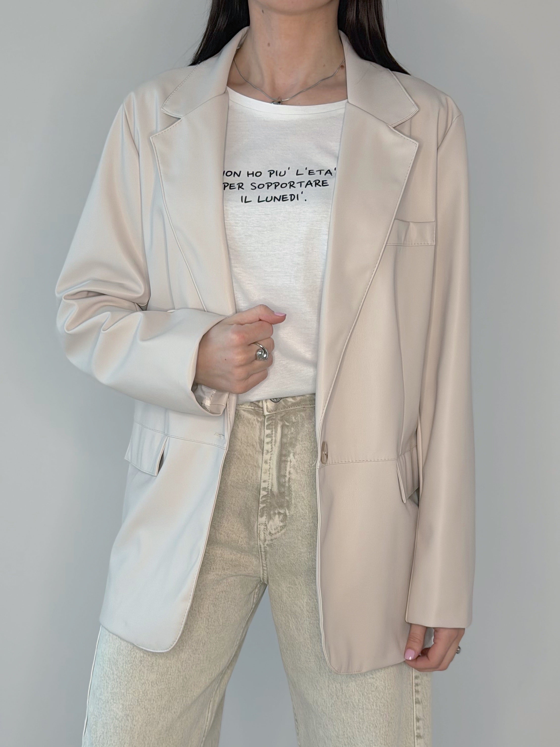 GIACCA ECOPELLE OVER