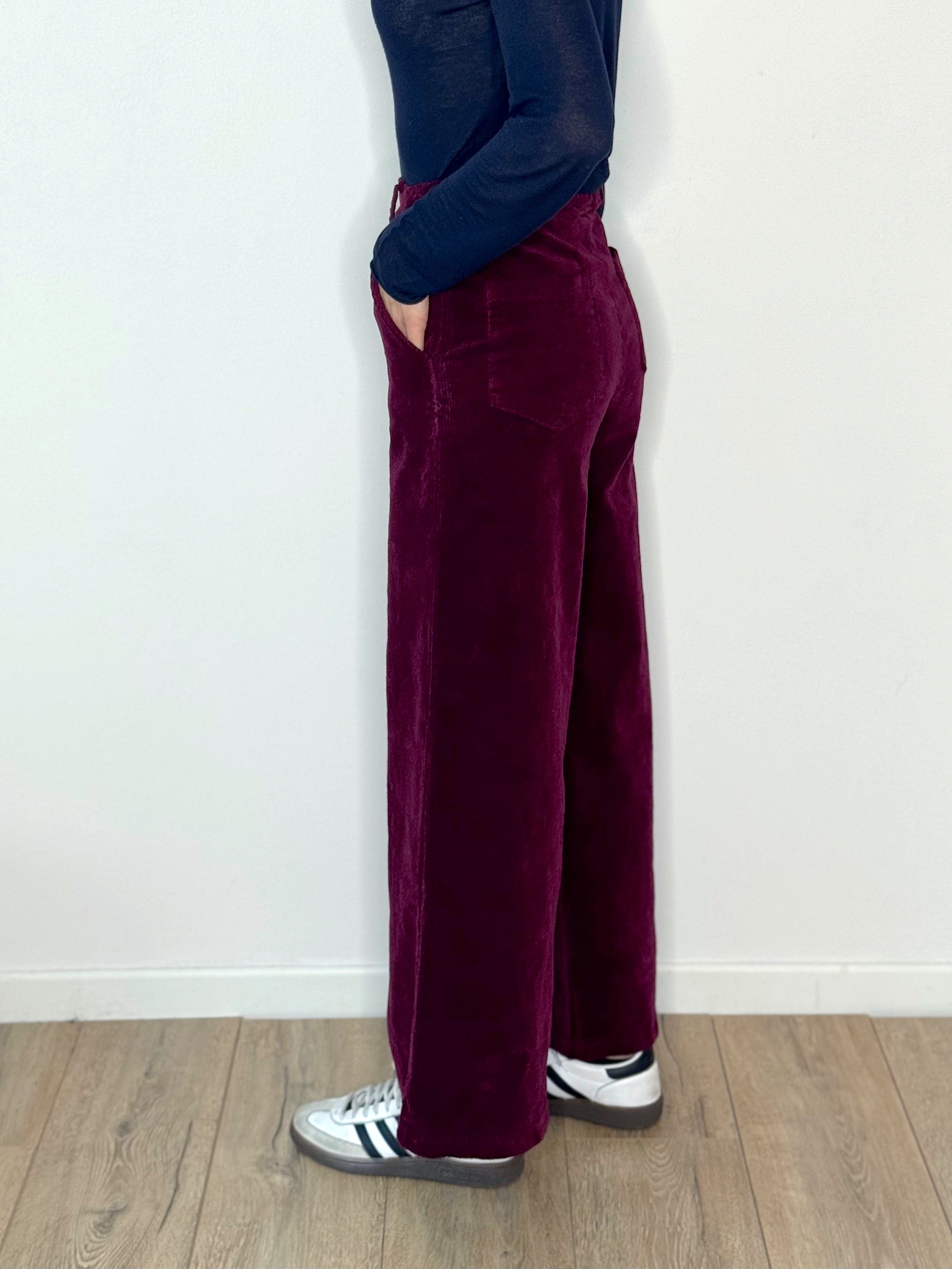 PANTALONE VELLUTO VINACCIA