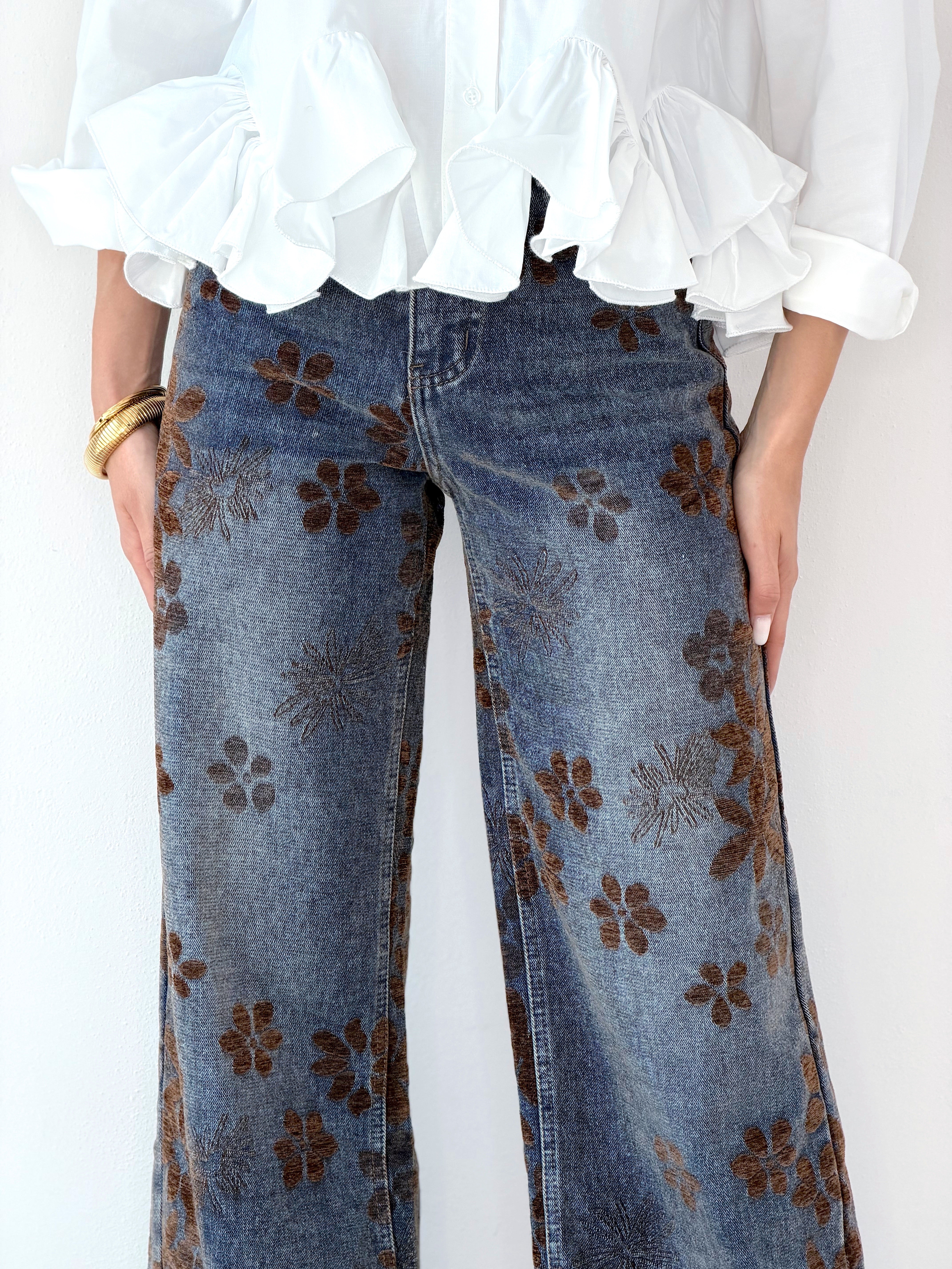 DENIM FLORA