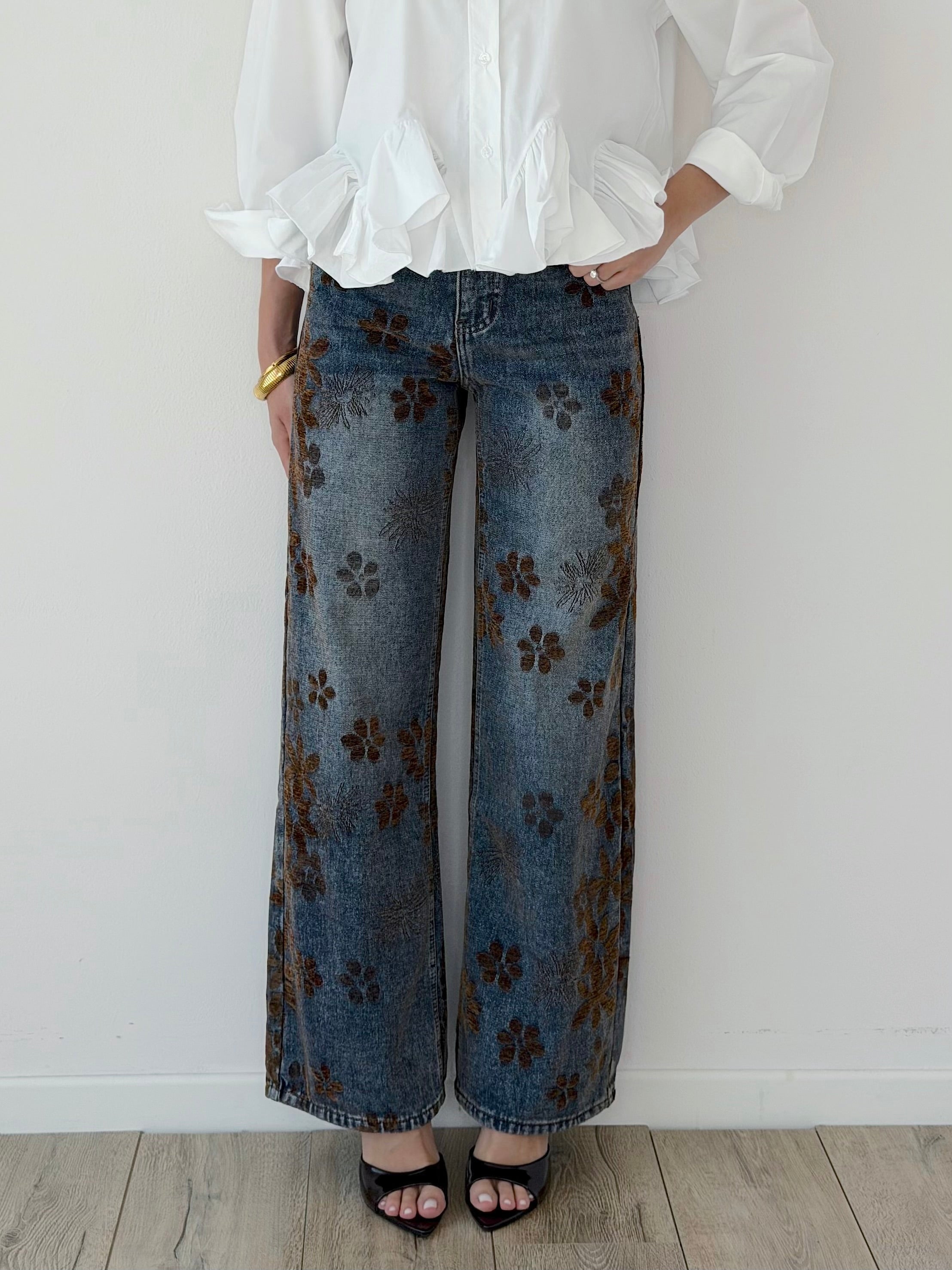 DENIM FLORA