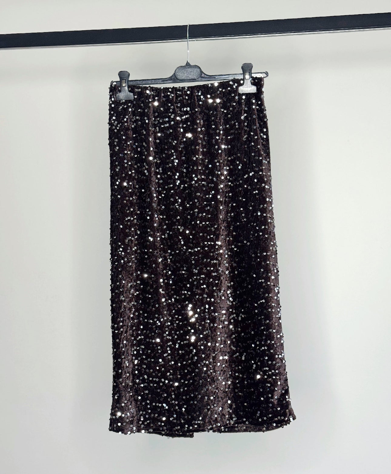 GONNA LONGUETTE IN PAILETTES