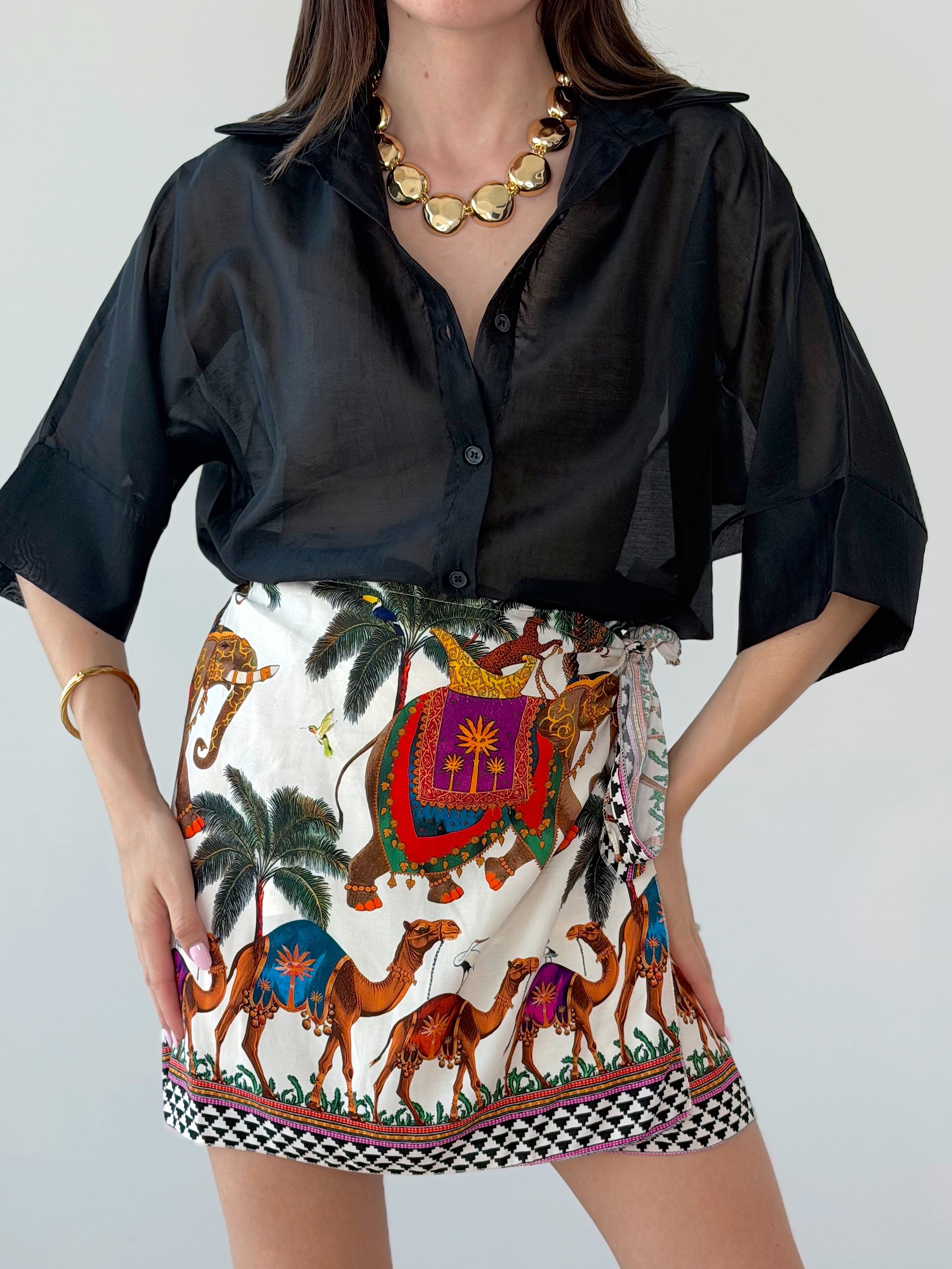 CAMICIA VELATA