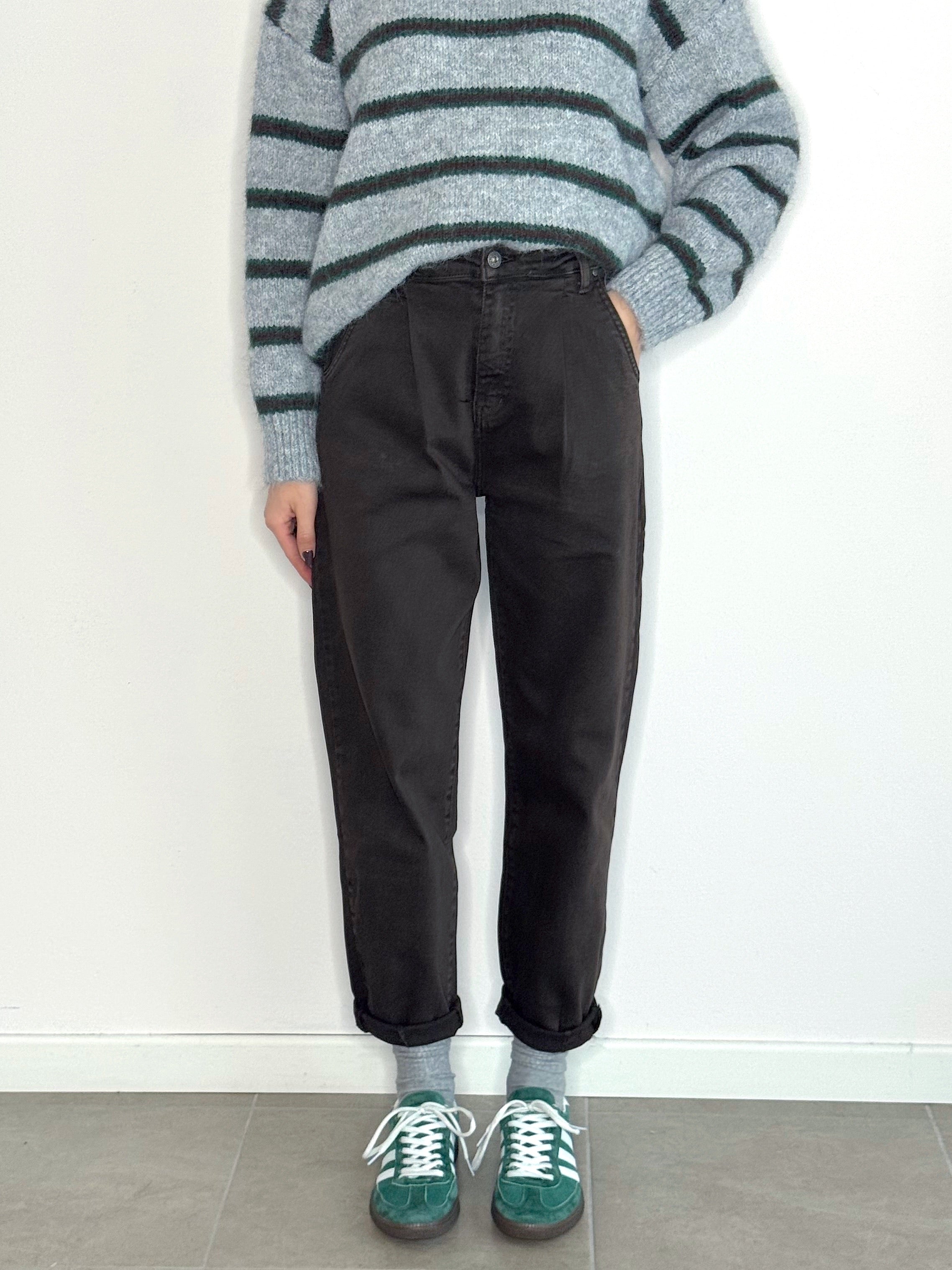 DENIM MOM (BORDEAUX & MARRONE)