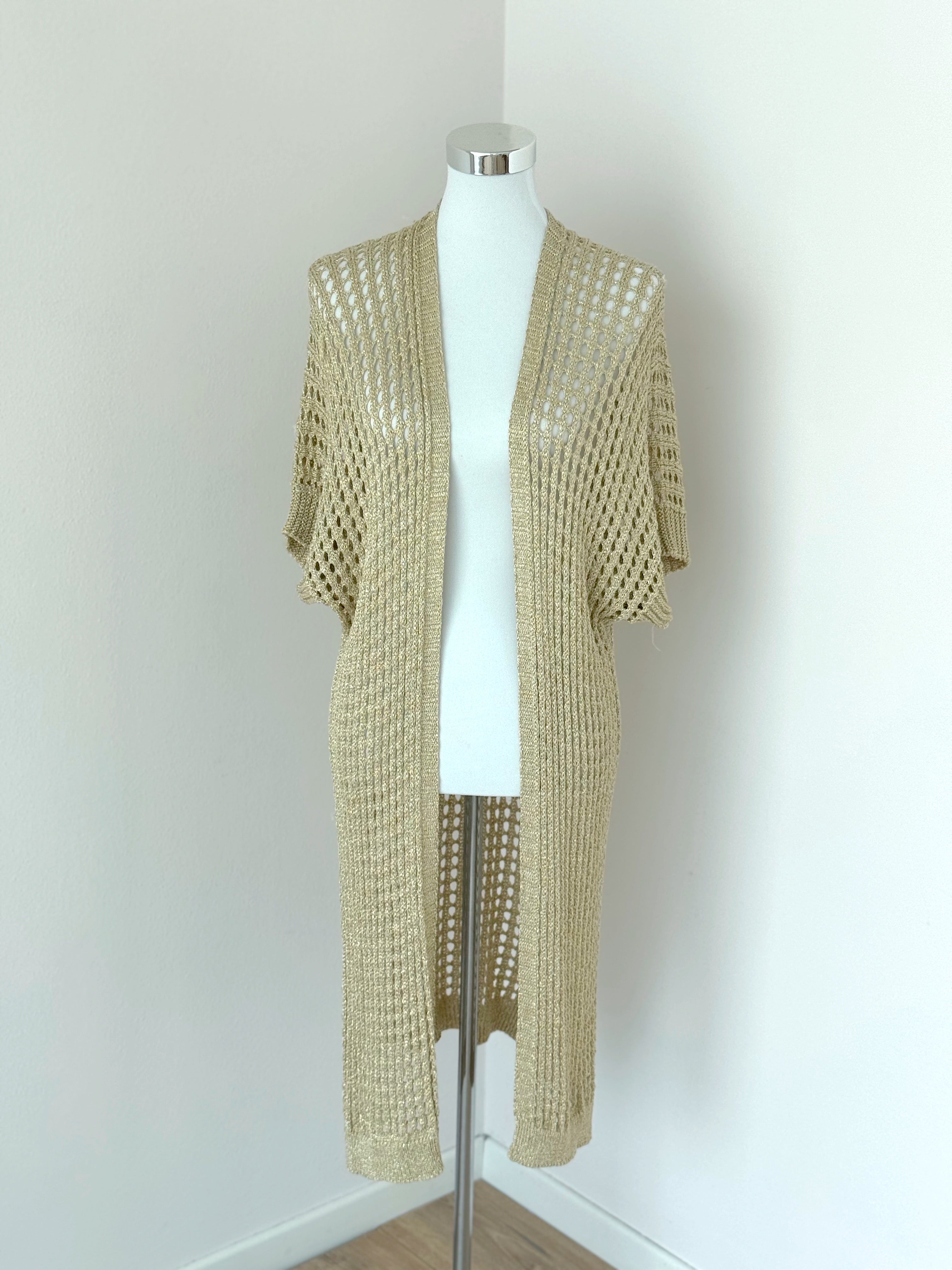 CARDIGAN - COPRICOSTUME RETE LUREX