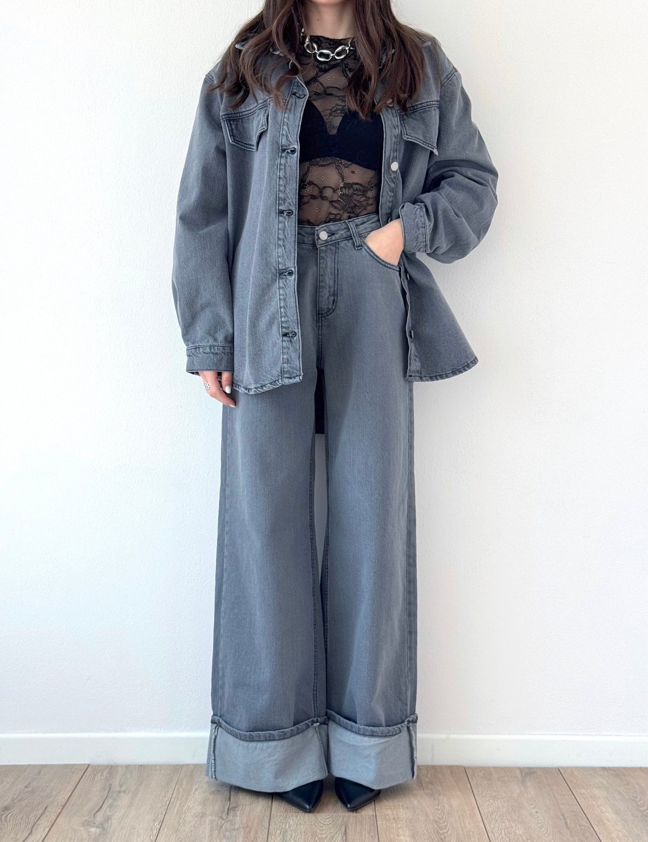 DENIM GREY RISVOLTO