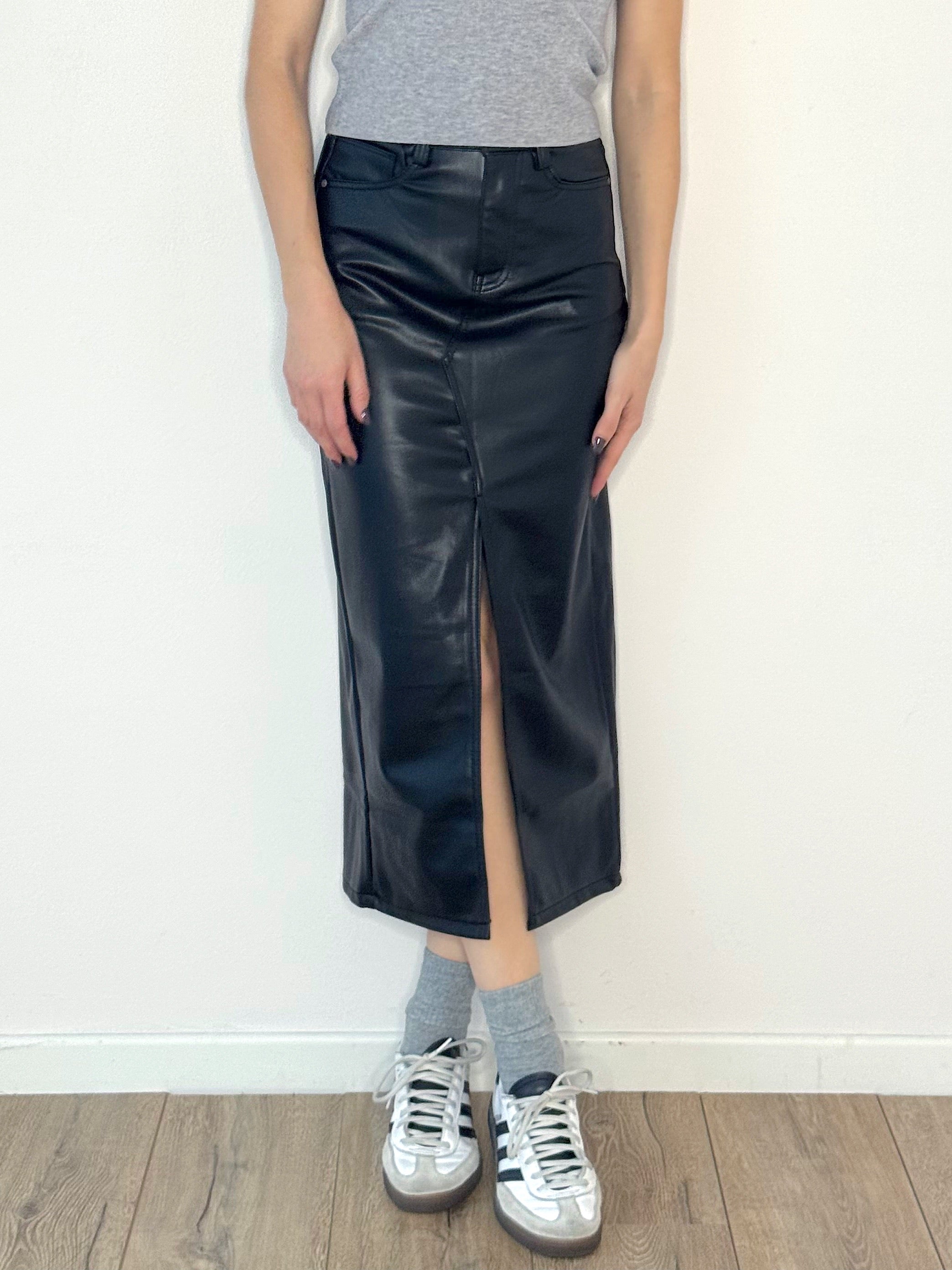 GONNA ECOPELLE CON SPACCO