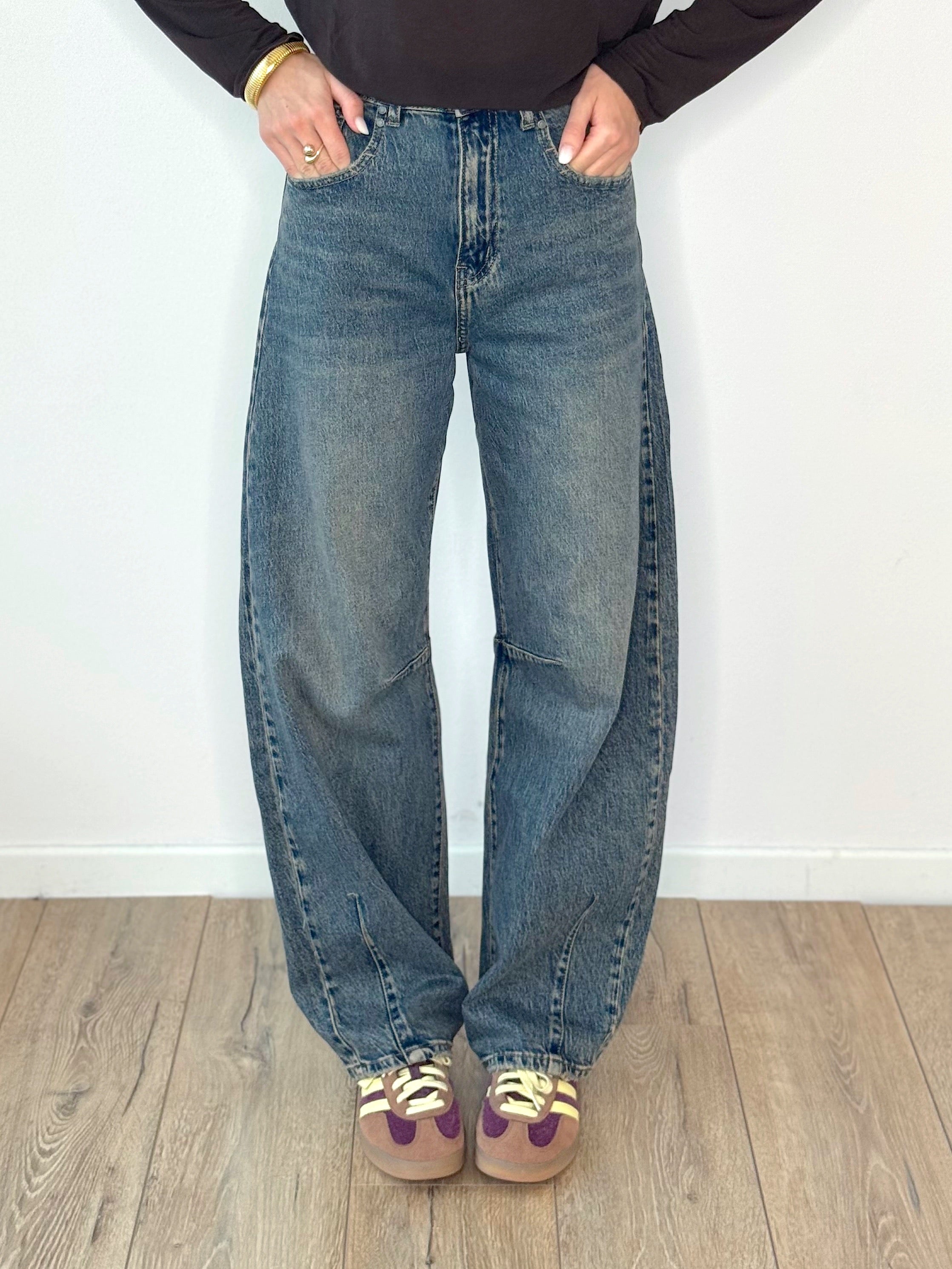 DENIM BALLOON VINTAGE SABBIATO