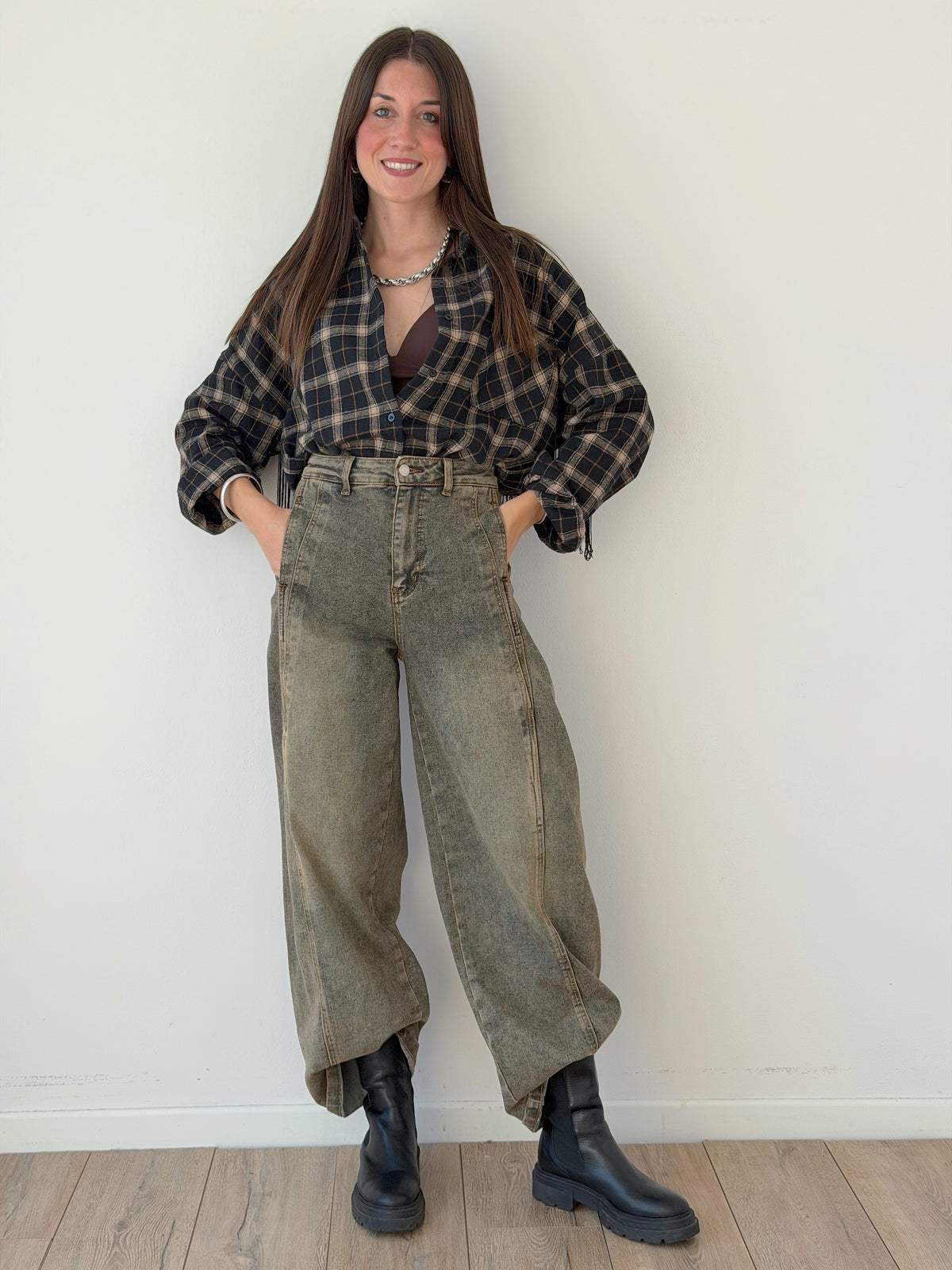 DENIM BALLOON SABBIATO VINTAGE
