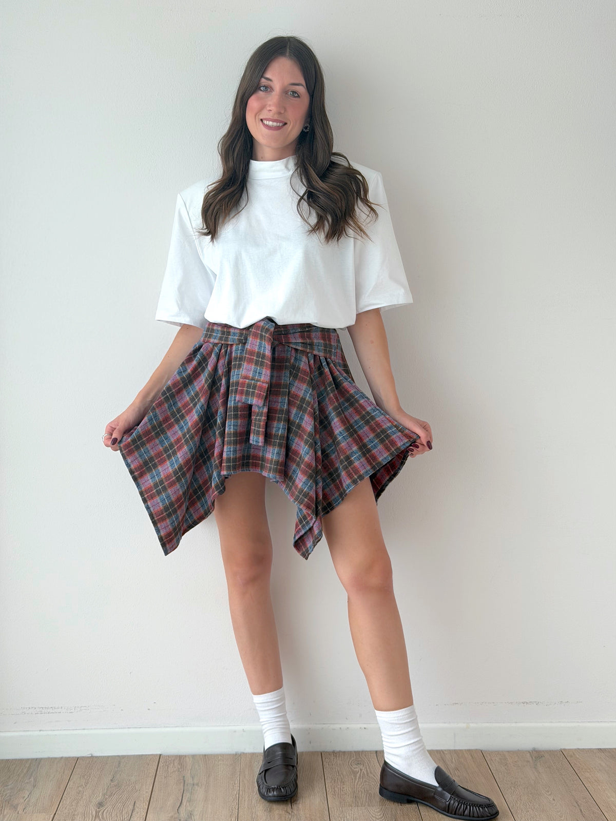T-SHIRT LUPETTO OVER CON SPALLINE BY JUST WEST