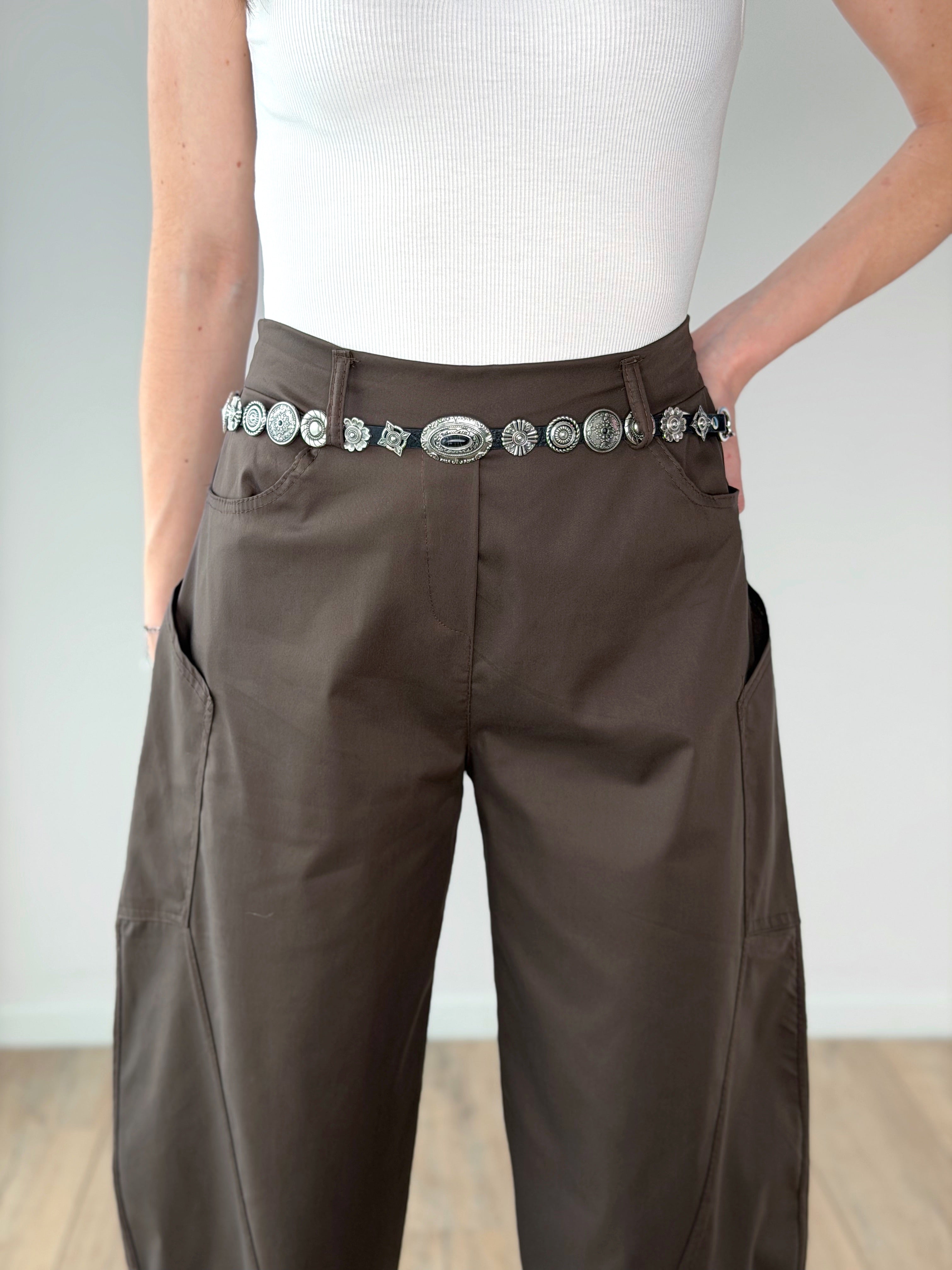 PANTALONE BALLOON IN TELA