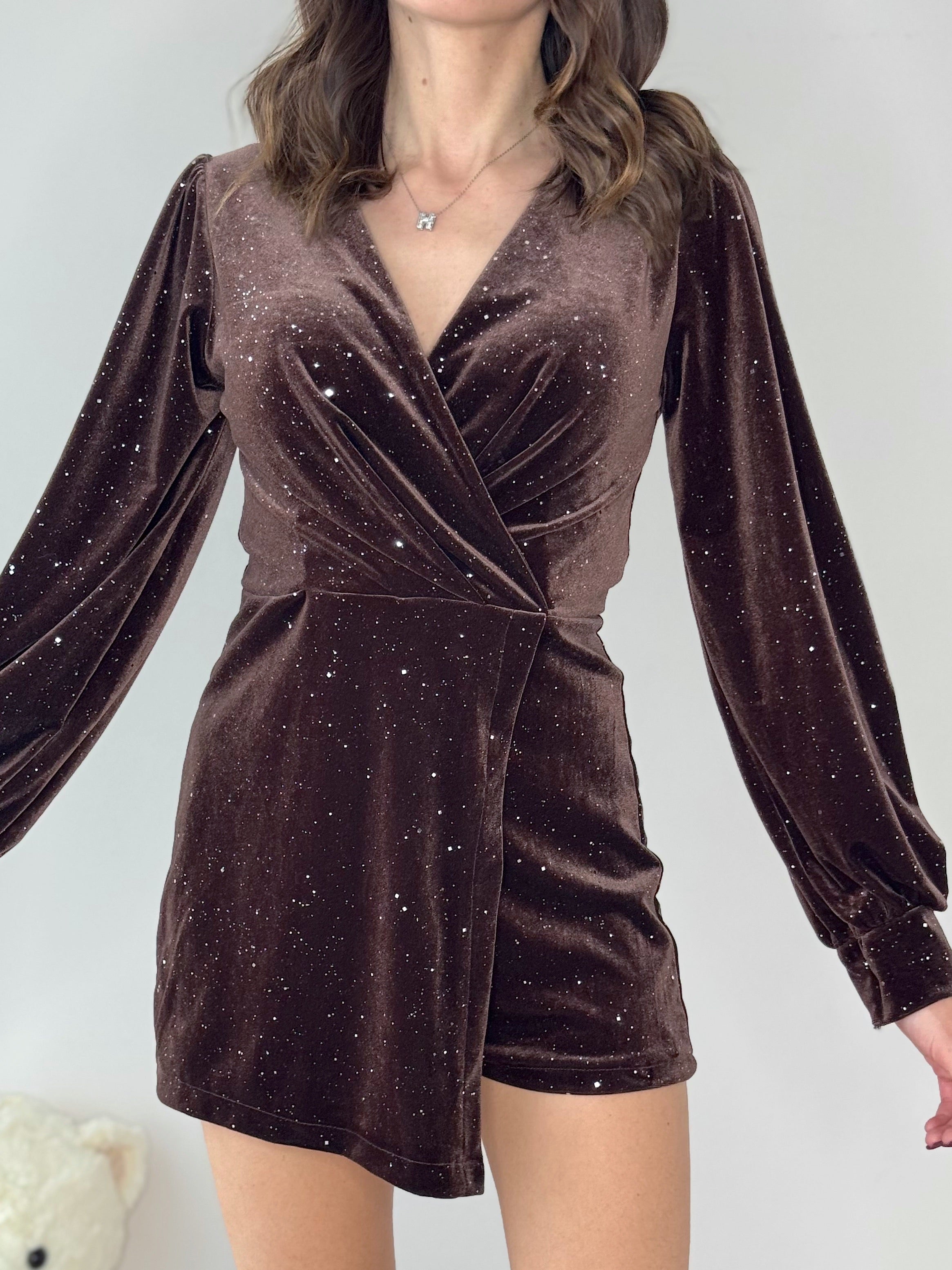 TUTINA IN CINIGLIA A PORTAFOGLIO CON BRILLANTINI