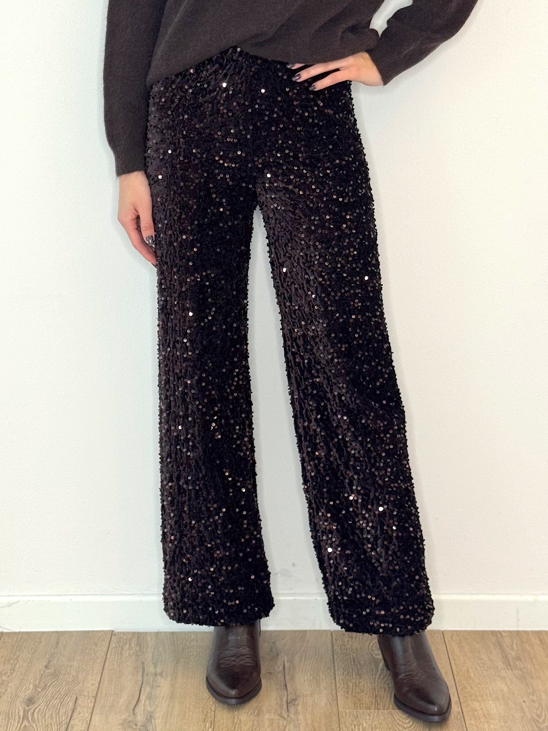 PANTALONE CINIGLIA & PAILETTES