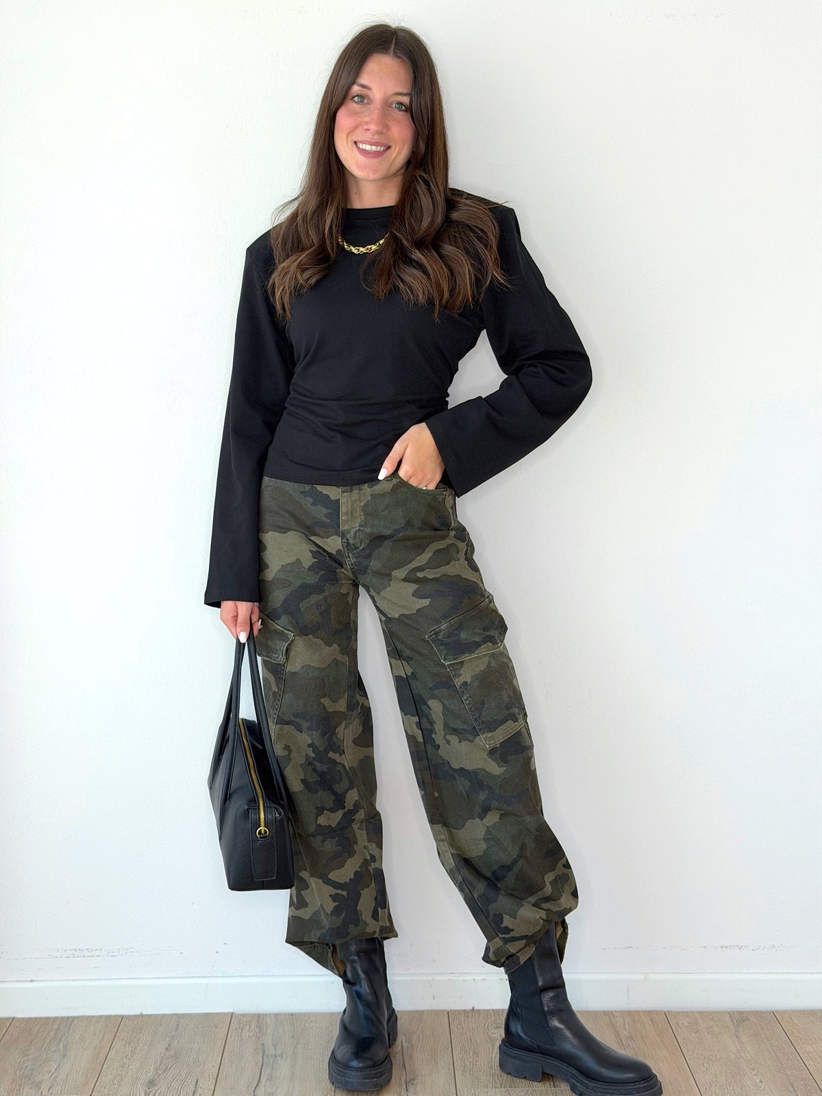 DENIM CARGO STRAIGHT CAMOUFLAGE