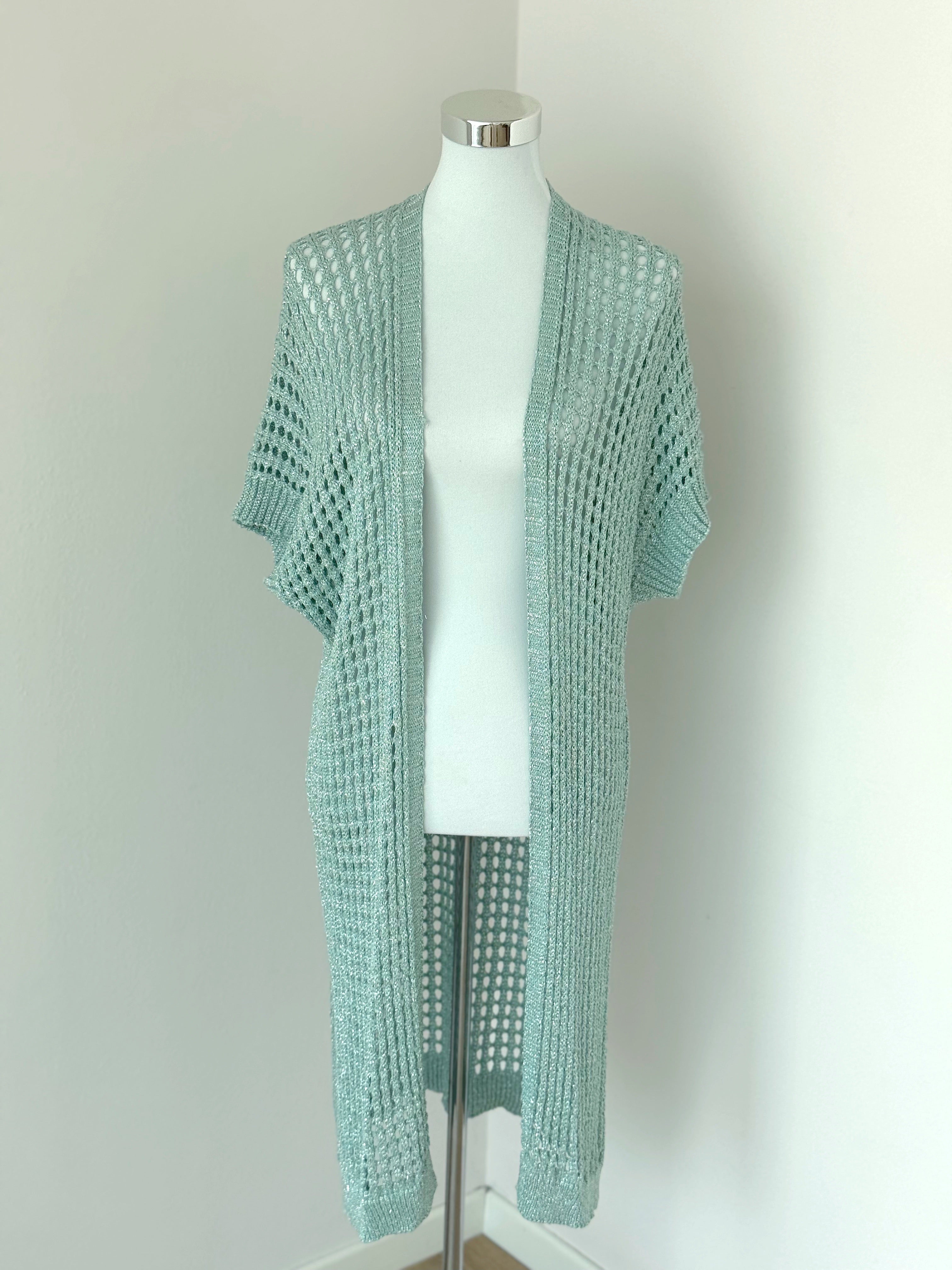 CARDIGAN - COPRICOSTUME RETE LUREX