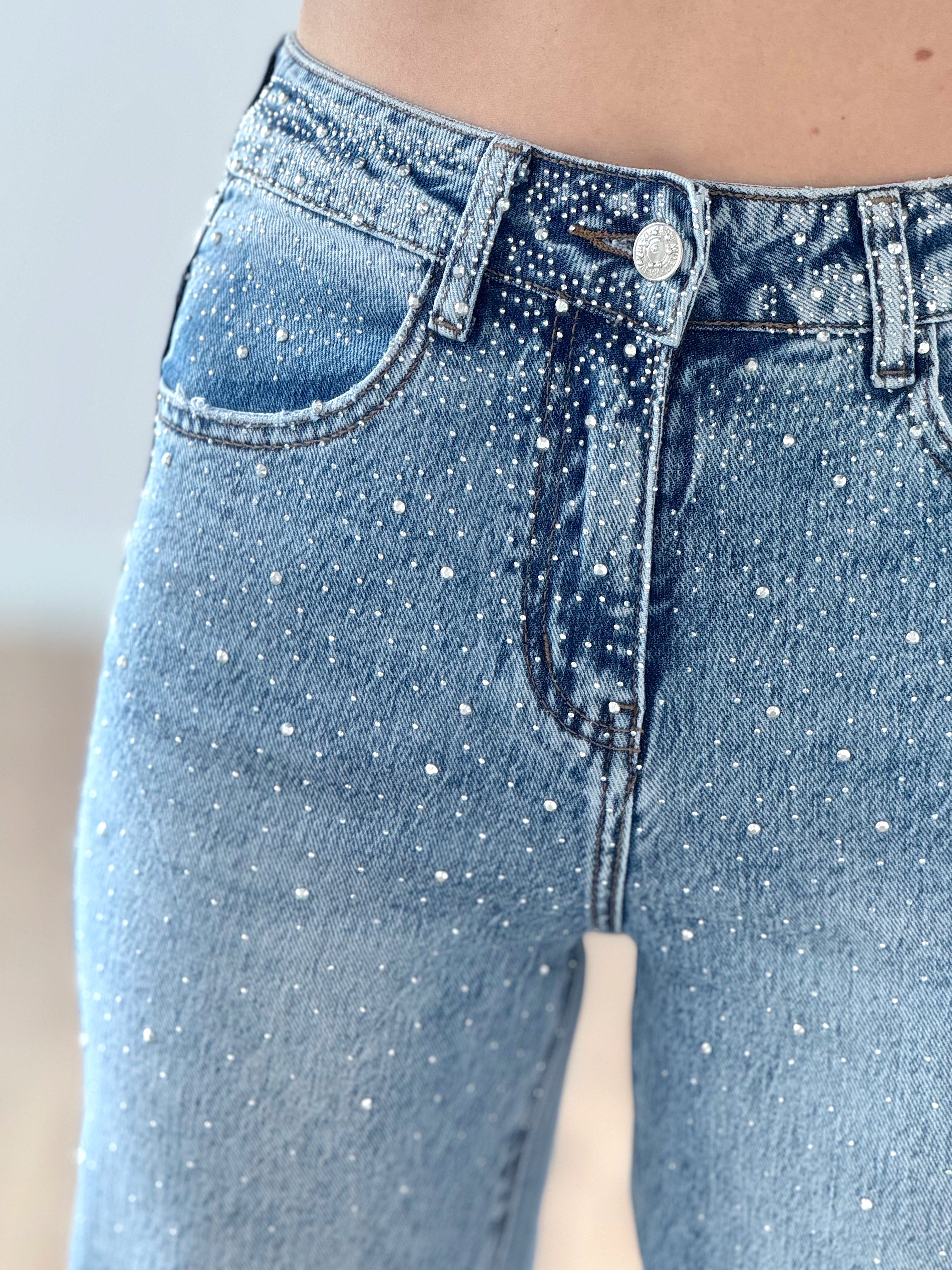 Denim Elettra strass 3