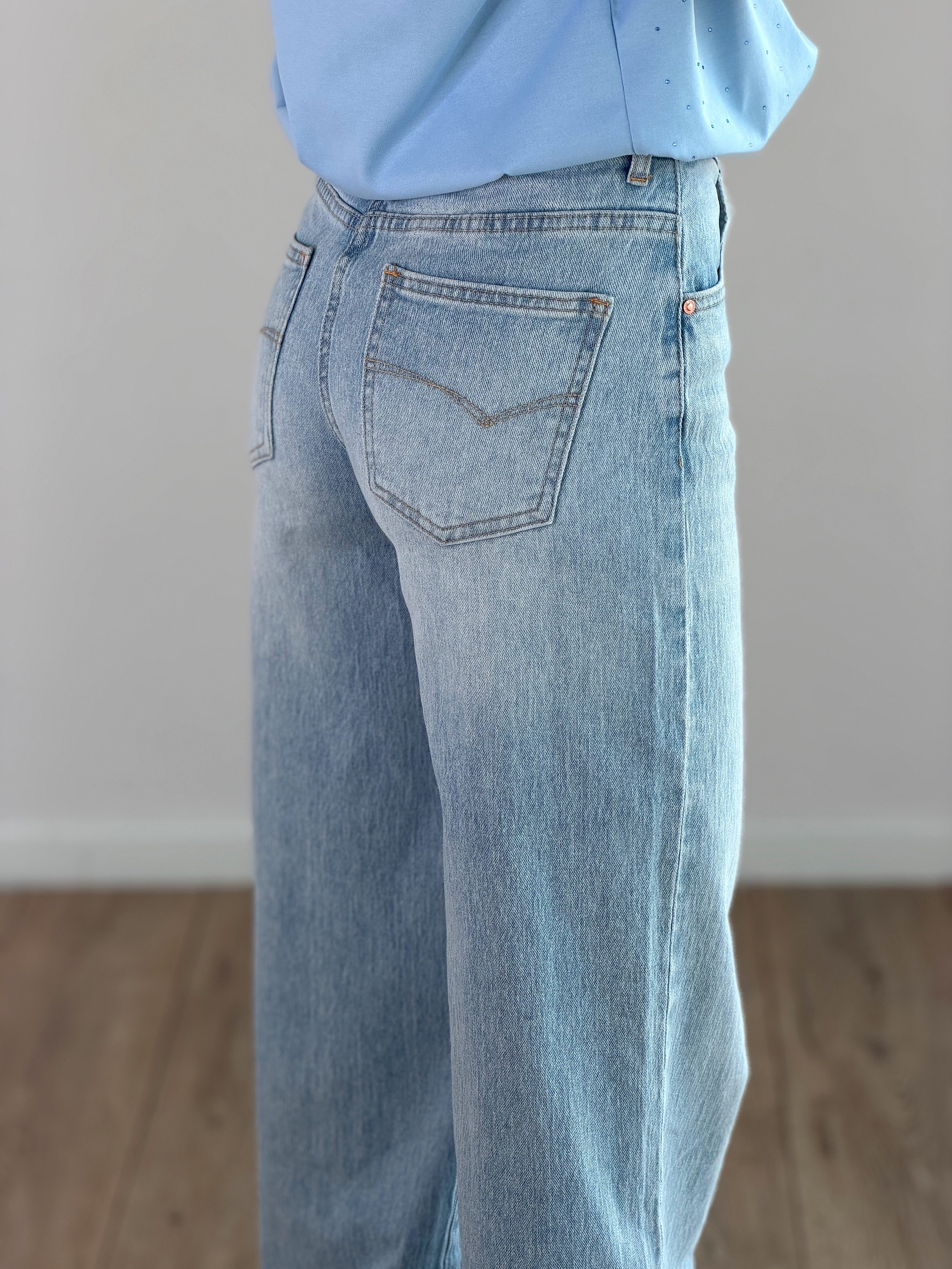 DENIM LONG WIDE LEG