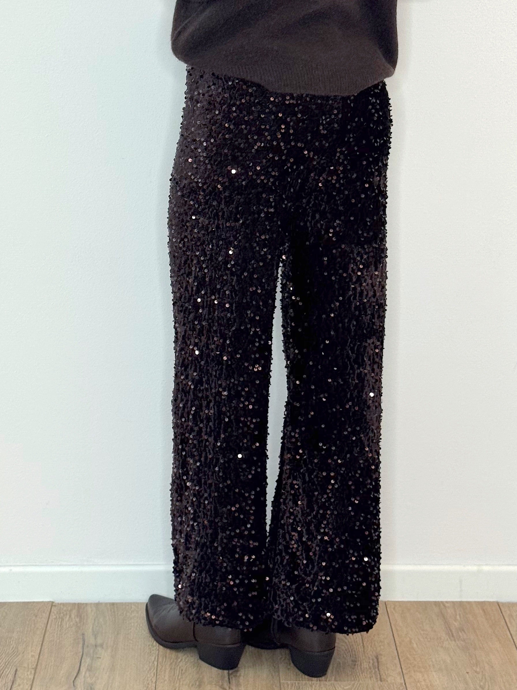 PANTALONE CINIGLIA & PAILETTES