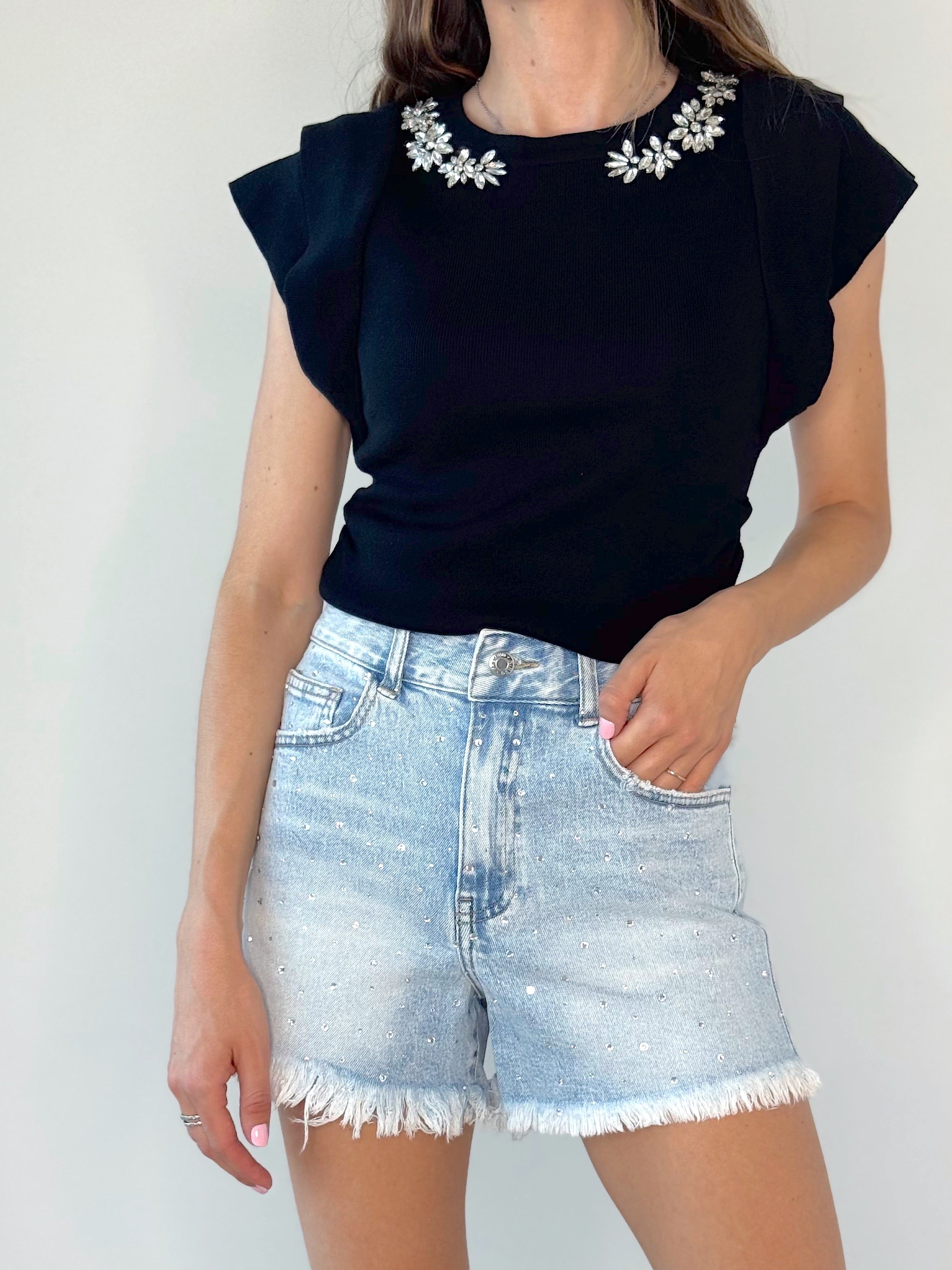 SHORTS STRASS