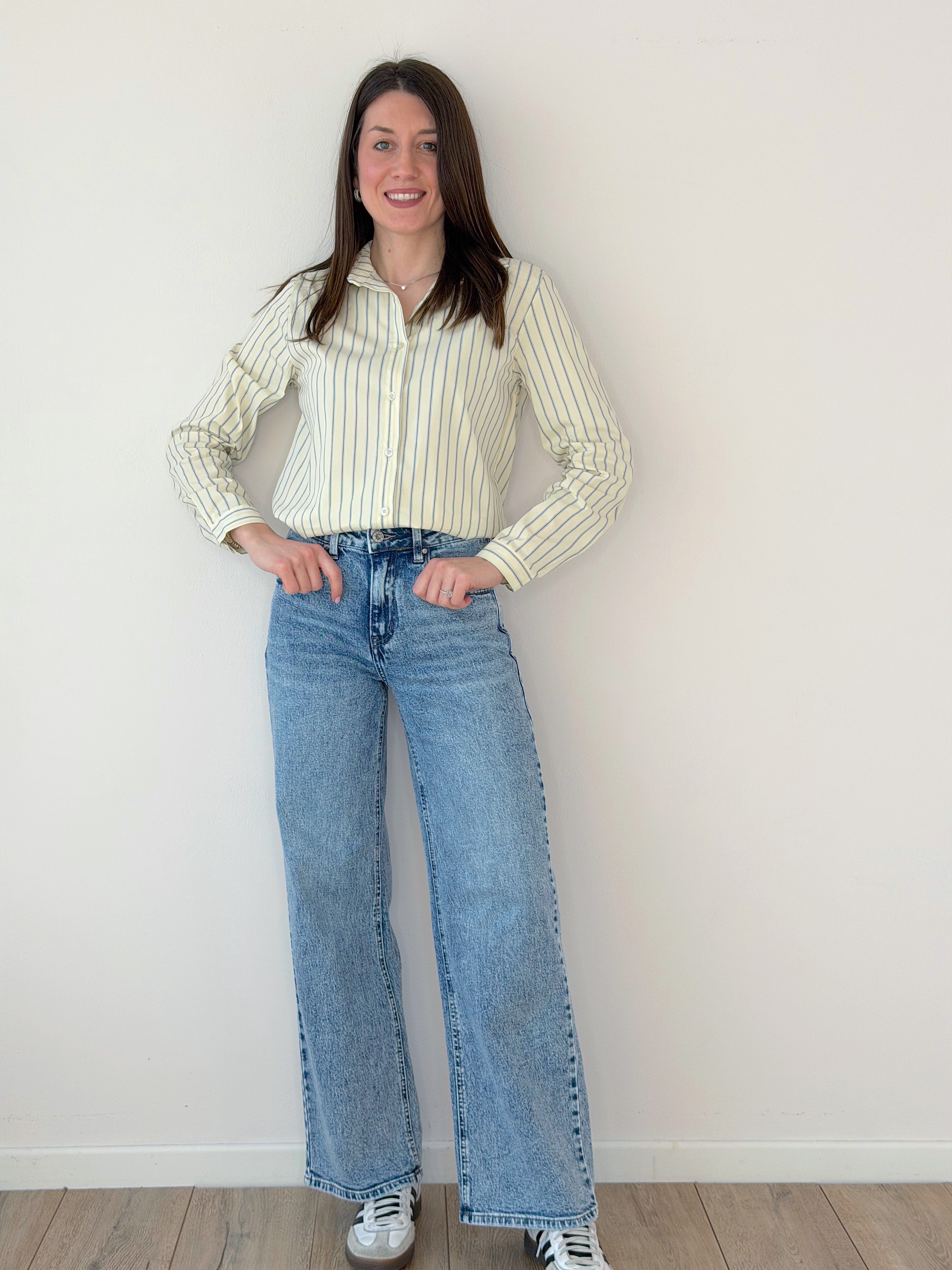 CAMICIA GESSATA BUTTER YELLOW