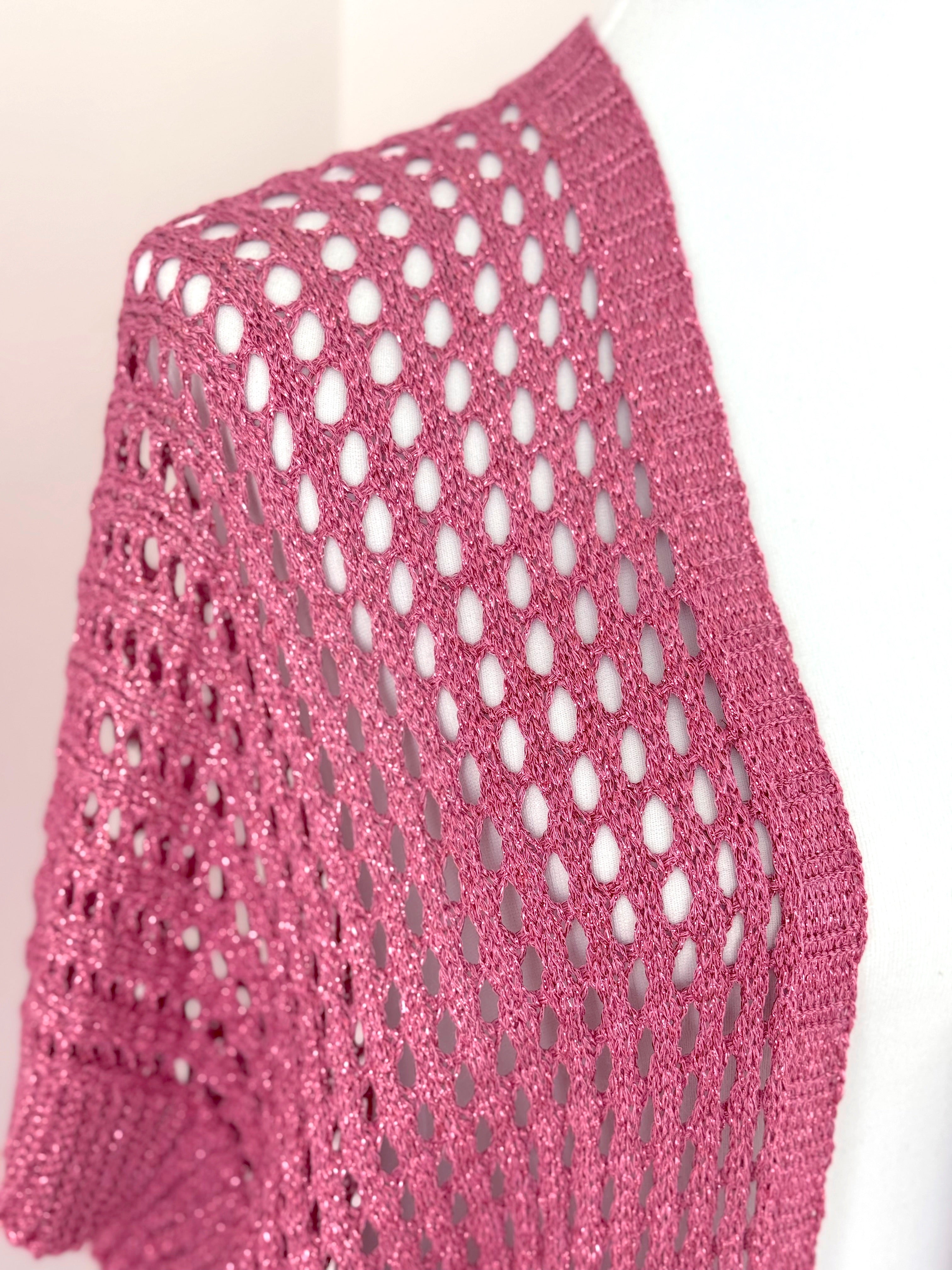 CARDIGAN - COPRICOSTUME RETE LUREX