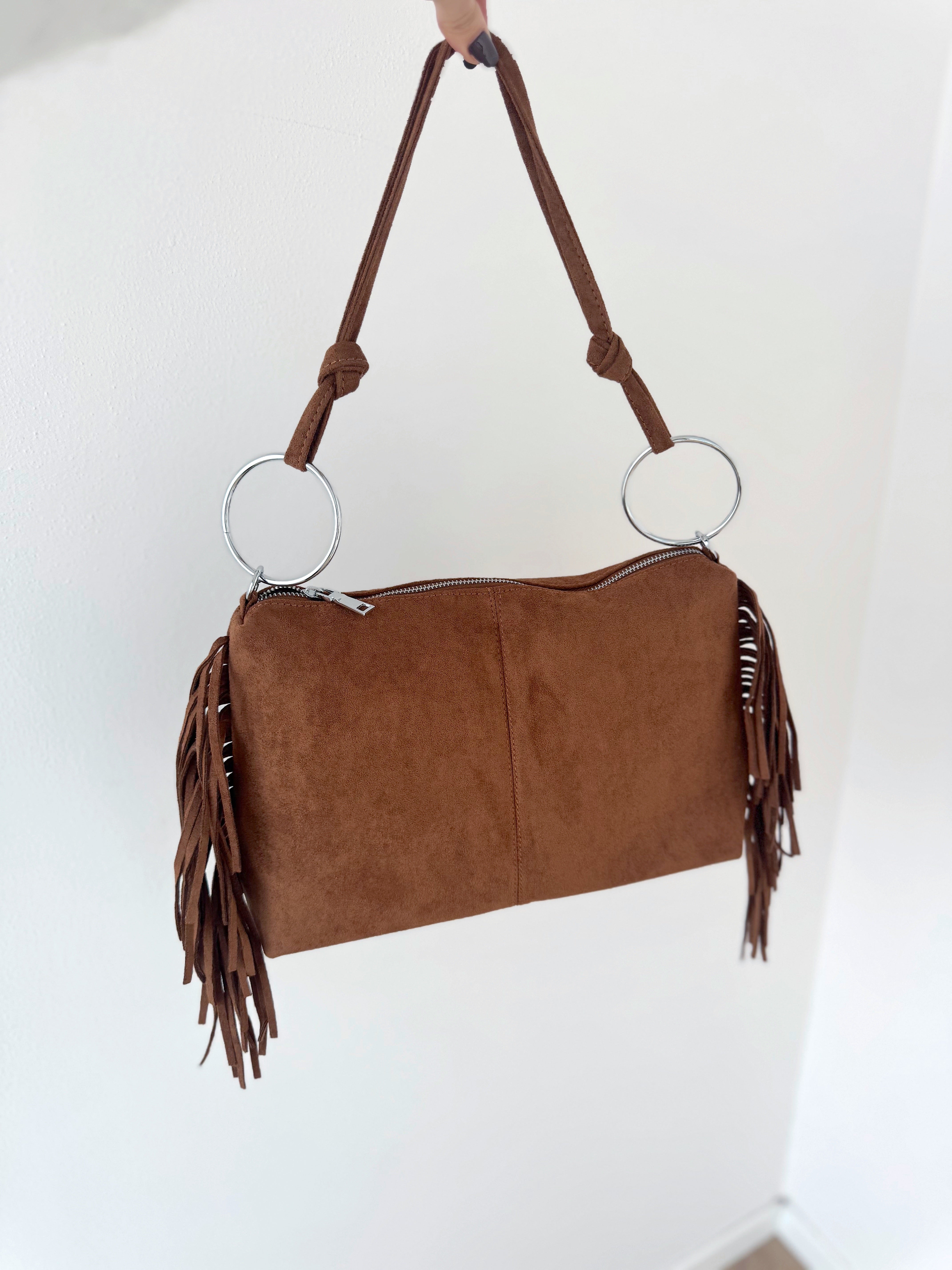 BORSA FRANGE ECO CAMOSCIO