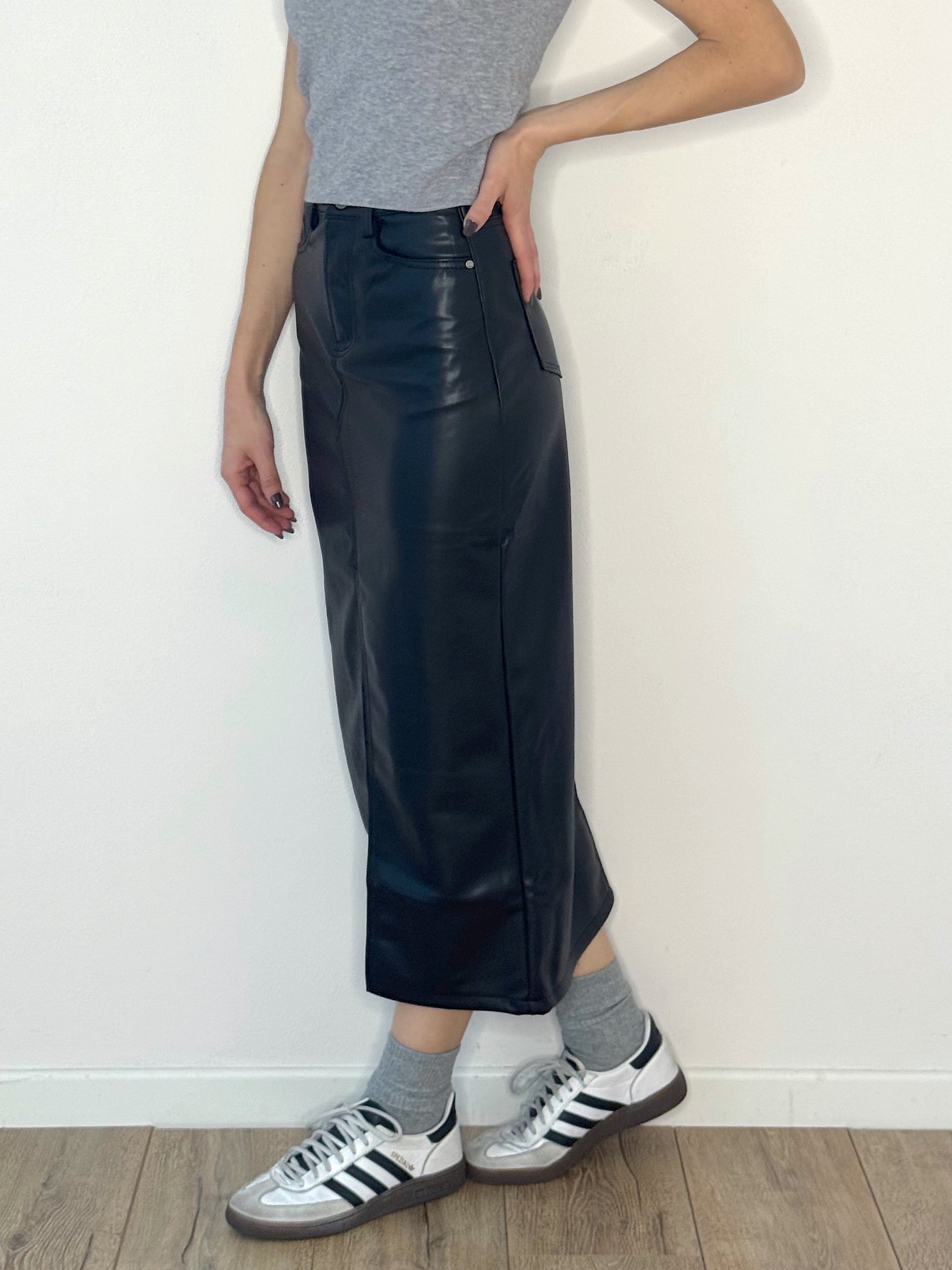 GONNA ECOPELLE CON SPACCO