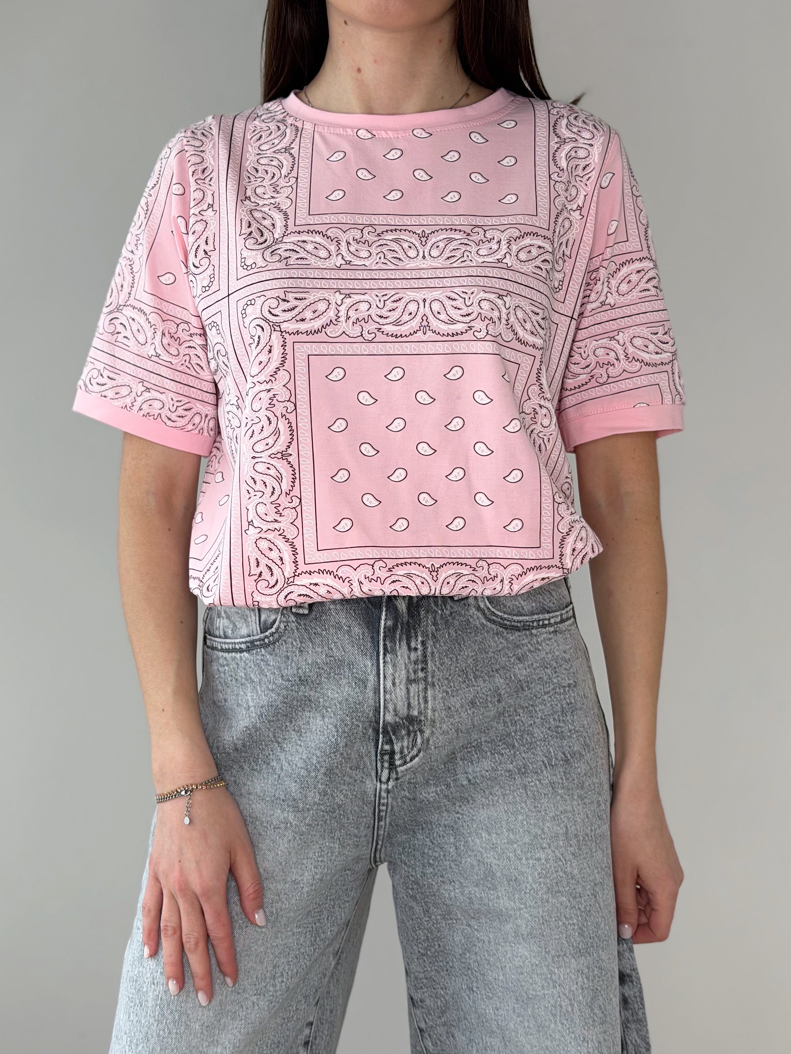 T-SHIRT BANDANA PINK