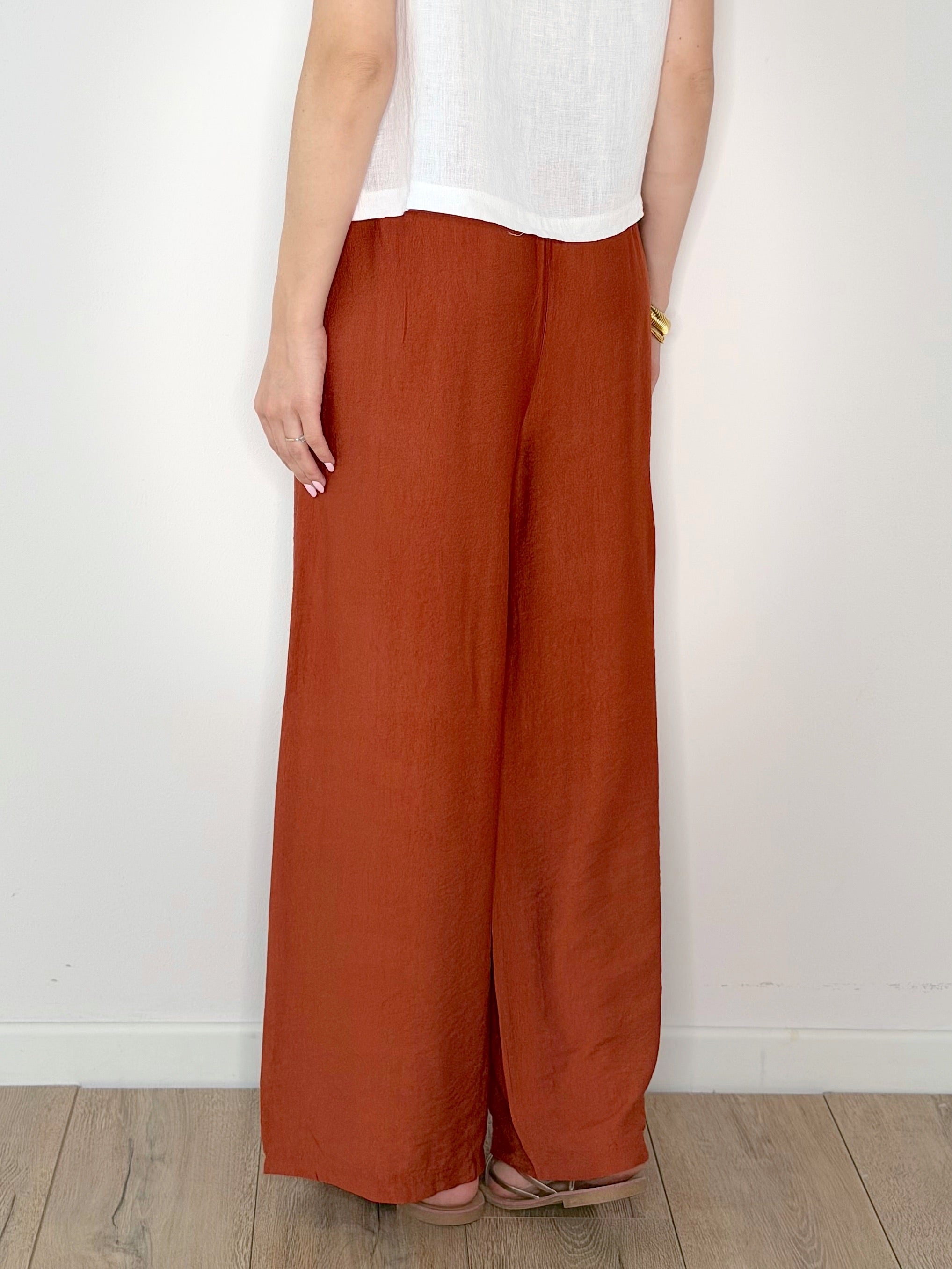 PANTALONE RUGGINE VISCOSA