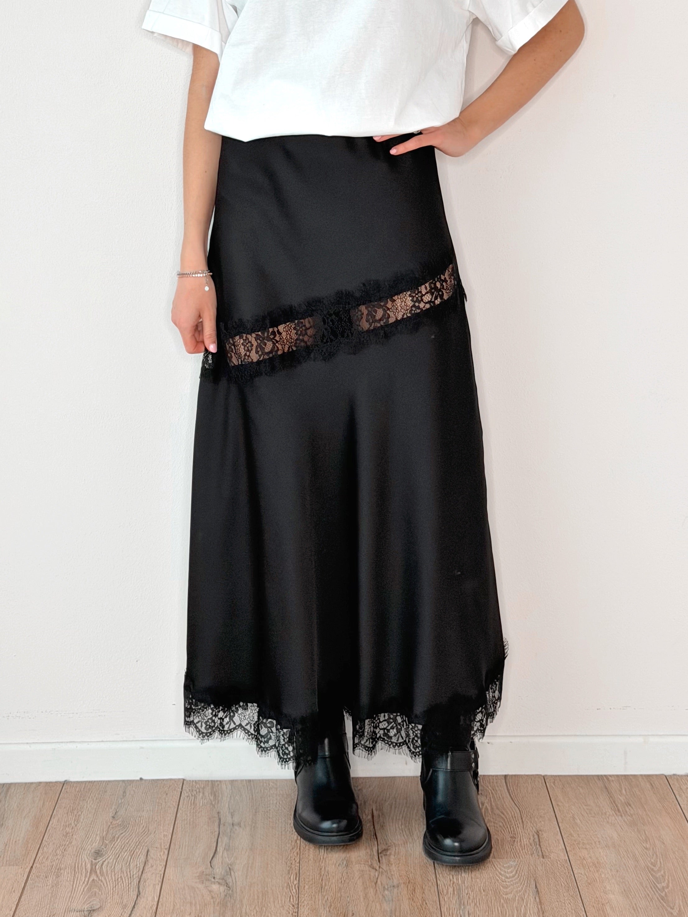 GONNA IN RASO & PIZZO