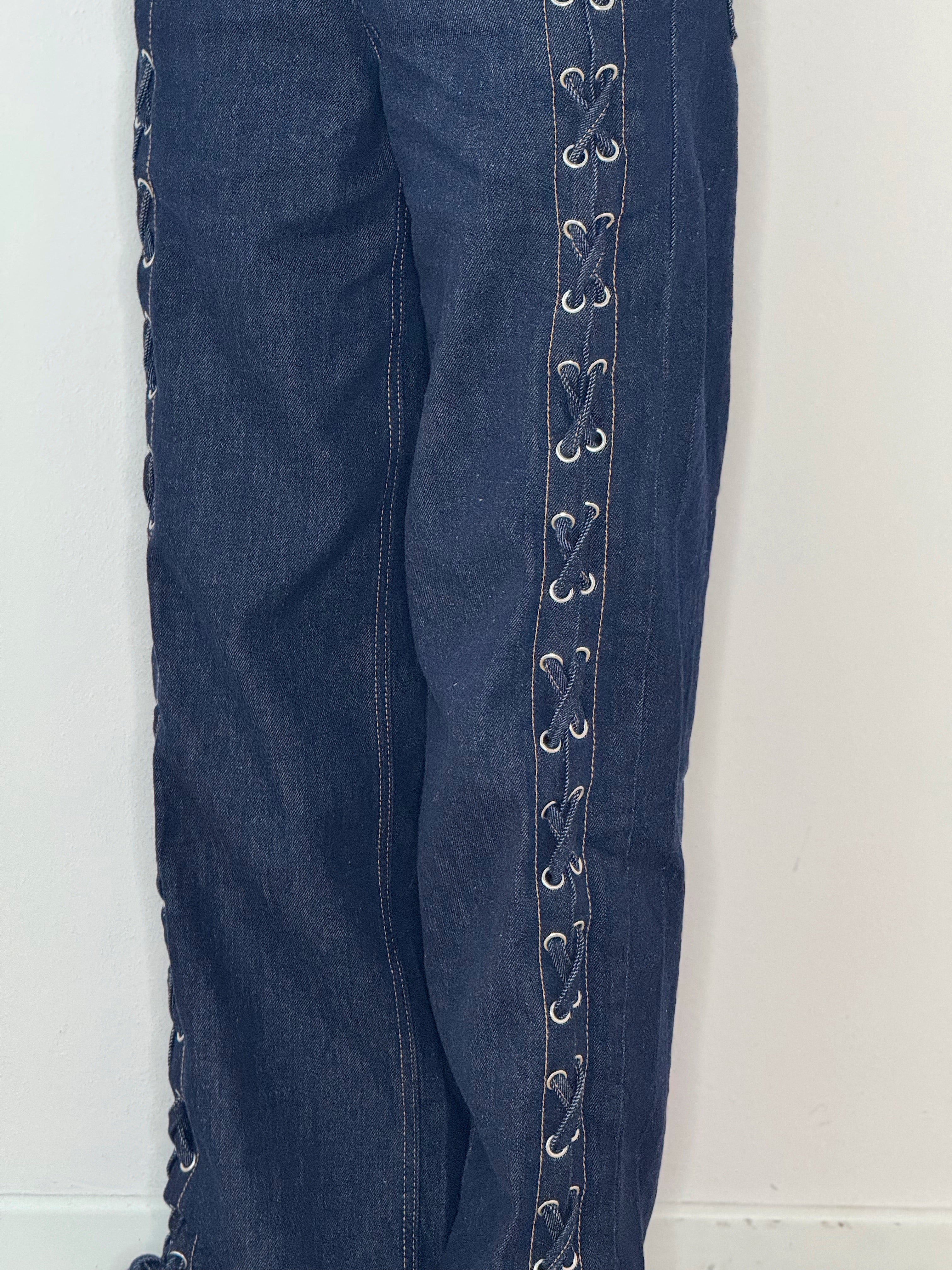DENIM BLU INTRECCIO