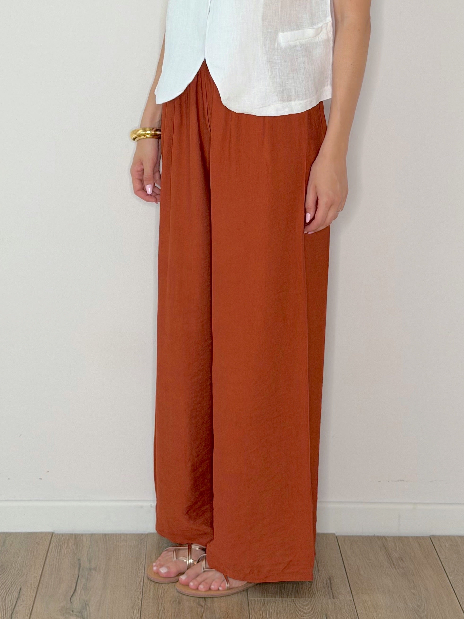 PANTALONE RUGGINE VISCOSA