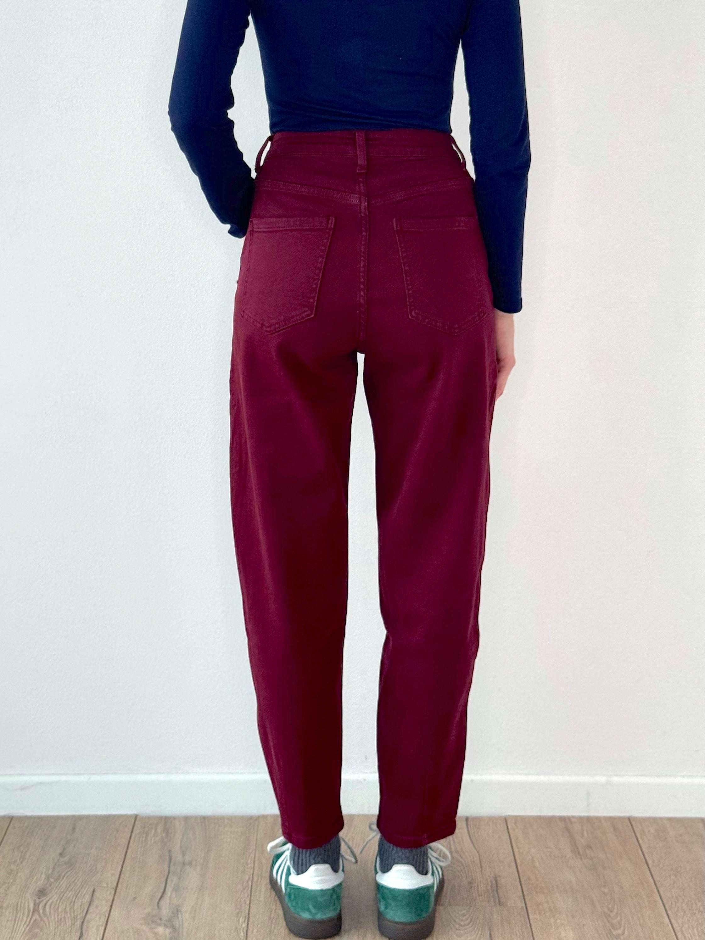 DENIM MOM (BORDEAUX & MARRONE)