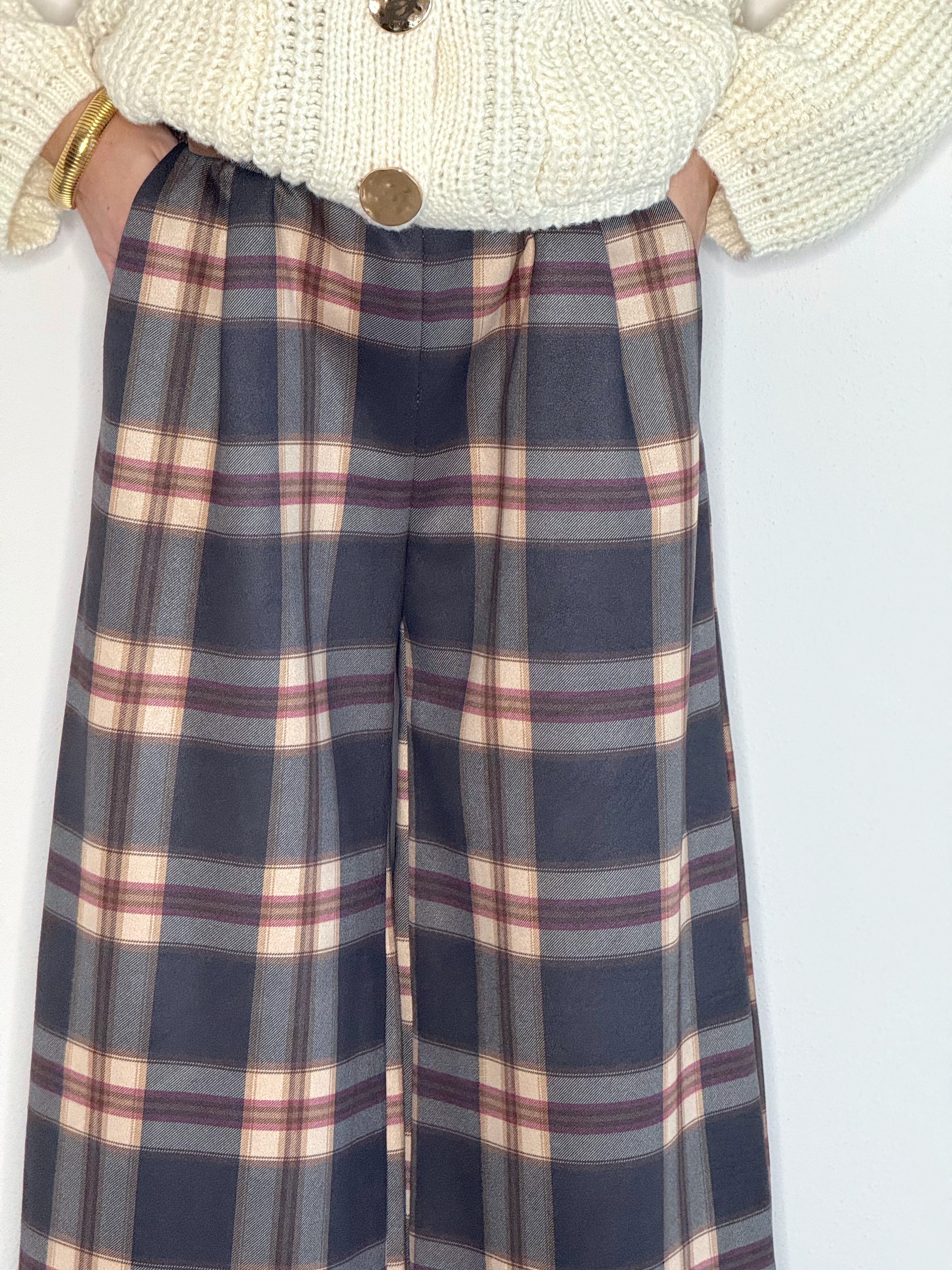 PANTALONE SCOZIA IN ECO CAMOSCIO