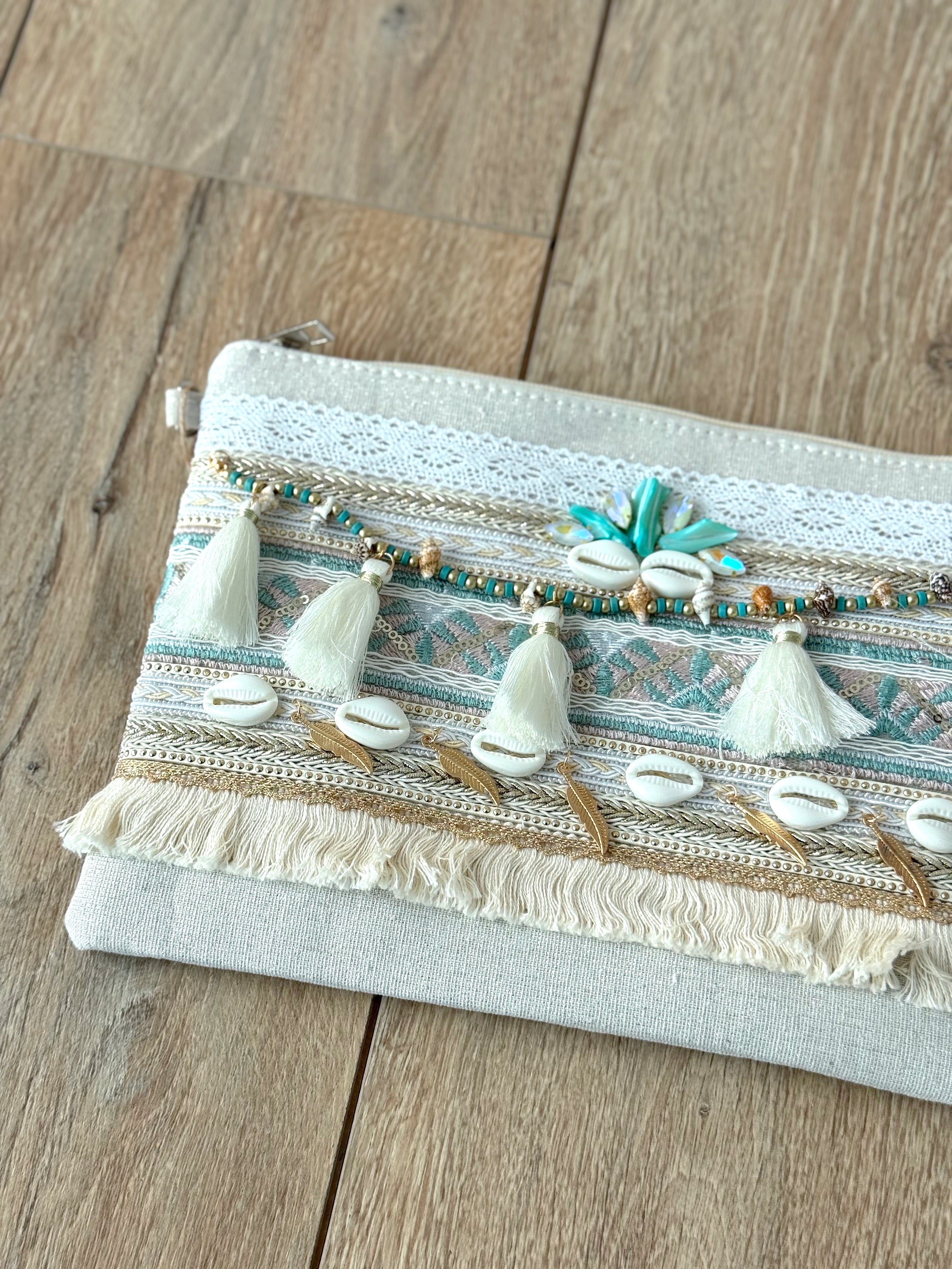 POCHETTE RAFIA & CONCHIGLIE
