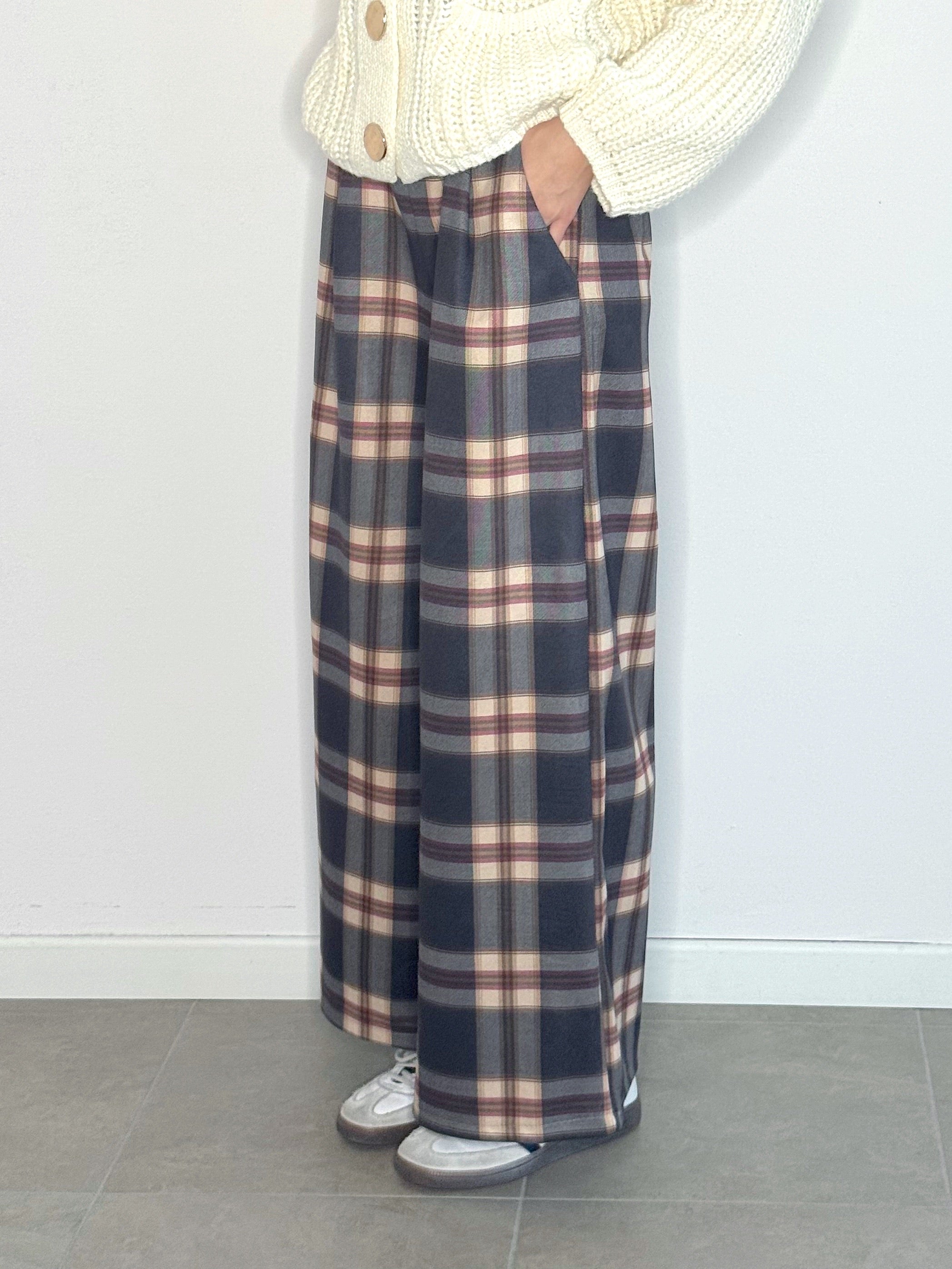 PANTALONE SCOZIA IN ECO CAMOSCIO