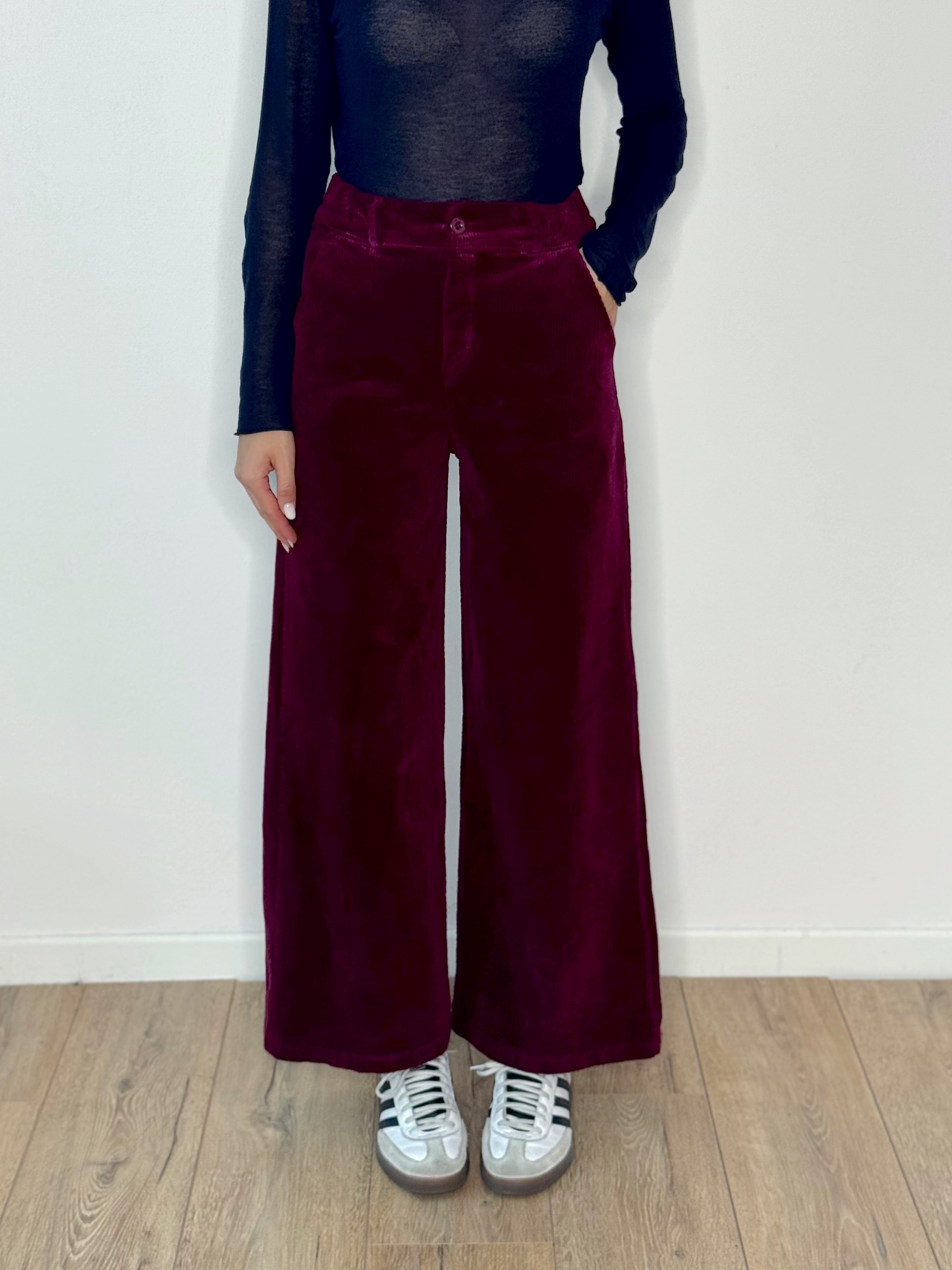 PANTALONE VELLUTO VINACCIA