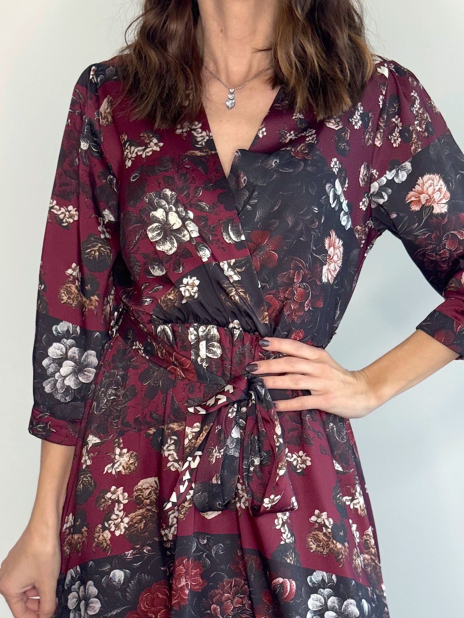 VESTITO ELENA IN RASO