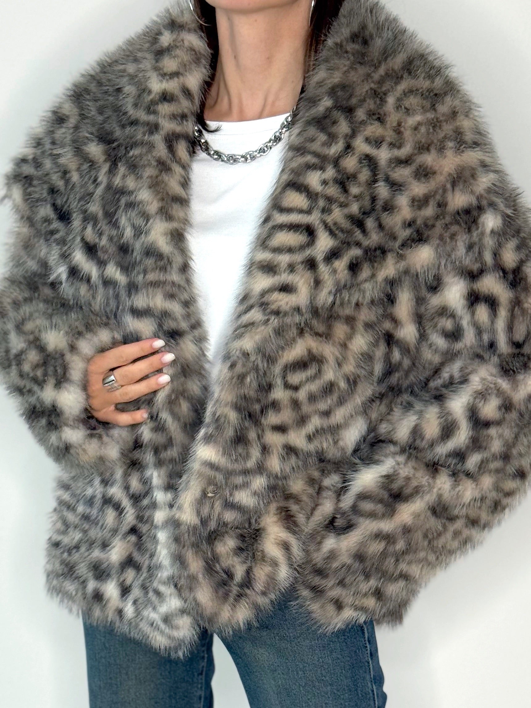 ECO PELLICCIA ANIMALIER