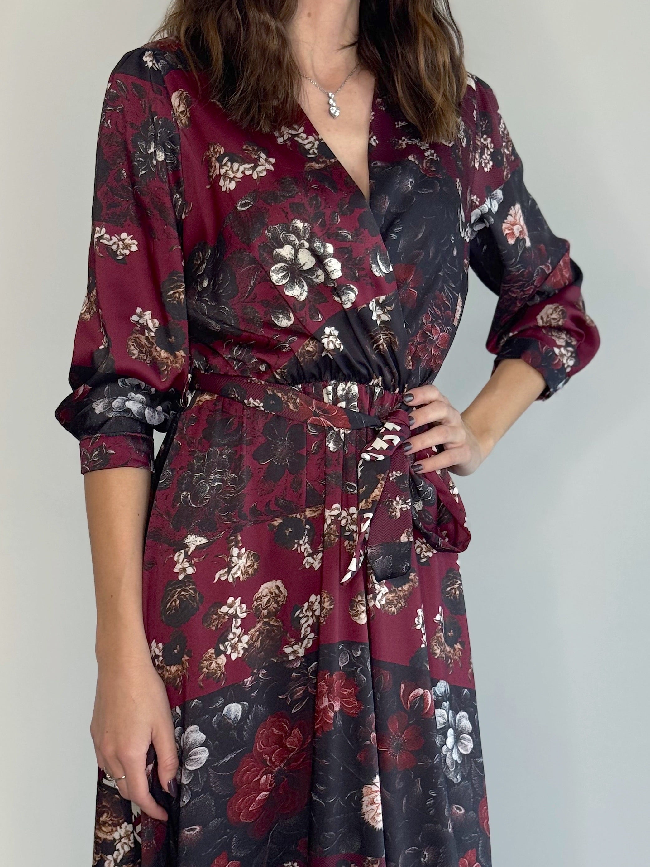 VESTITO ELENA IN RASO