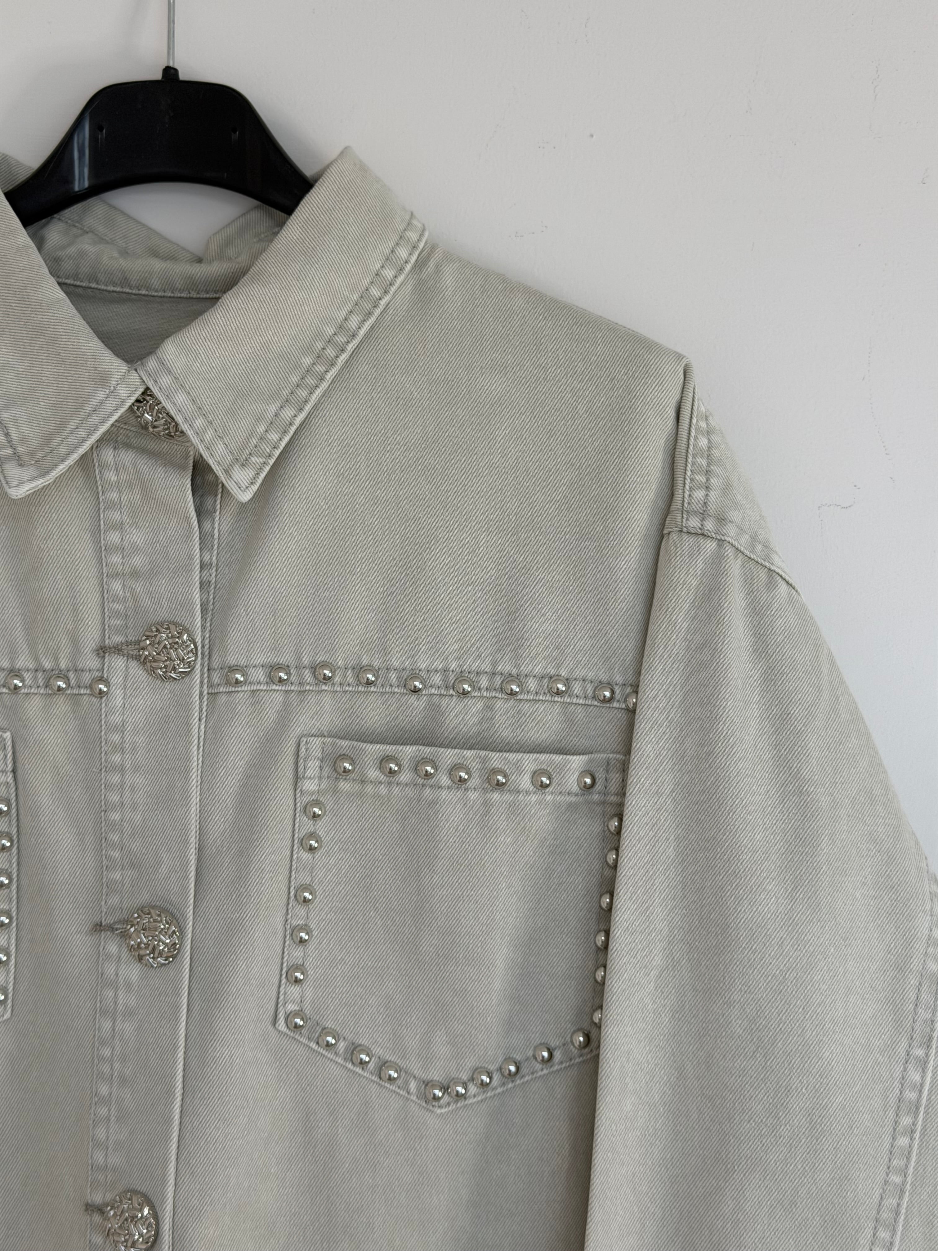 GIACCONE DENIM ROCKSTUD