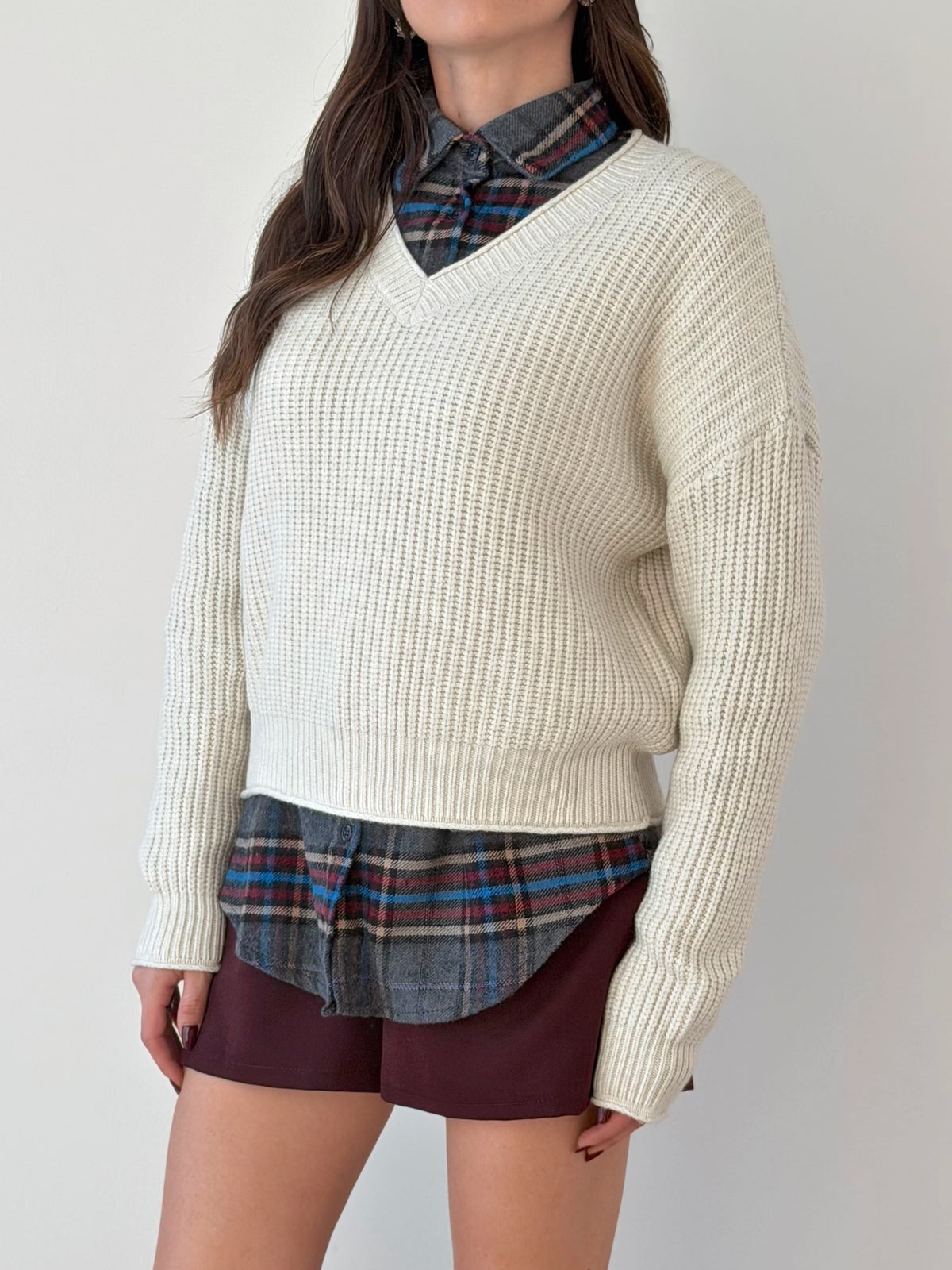 MAGLIONE MARIKA CON SCOLLO A V