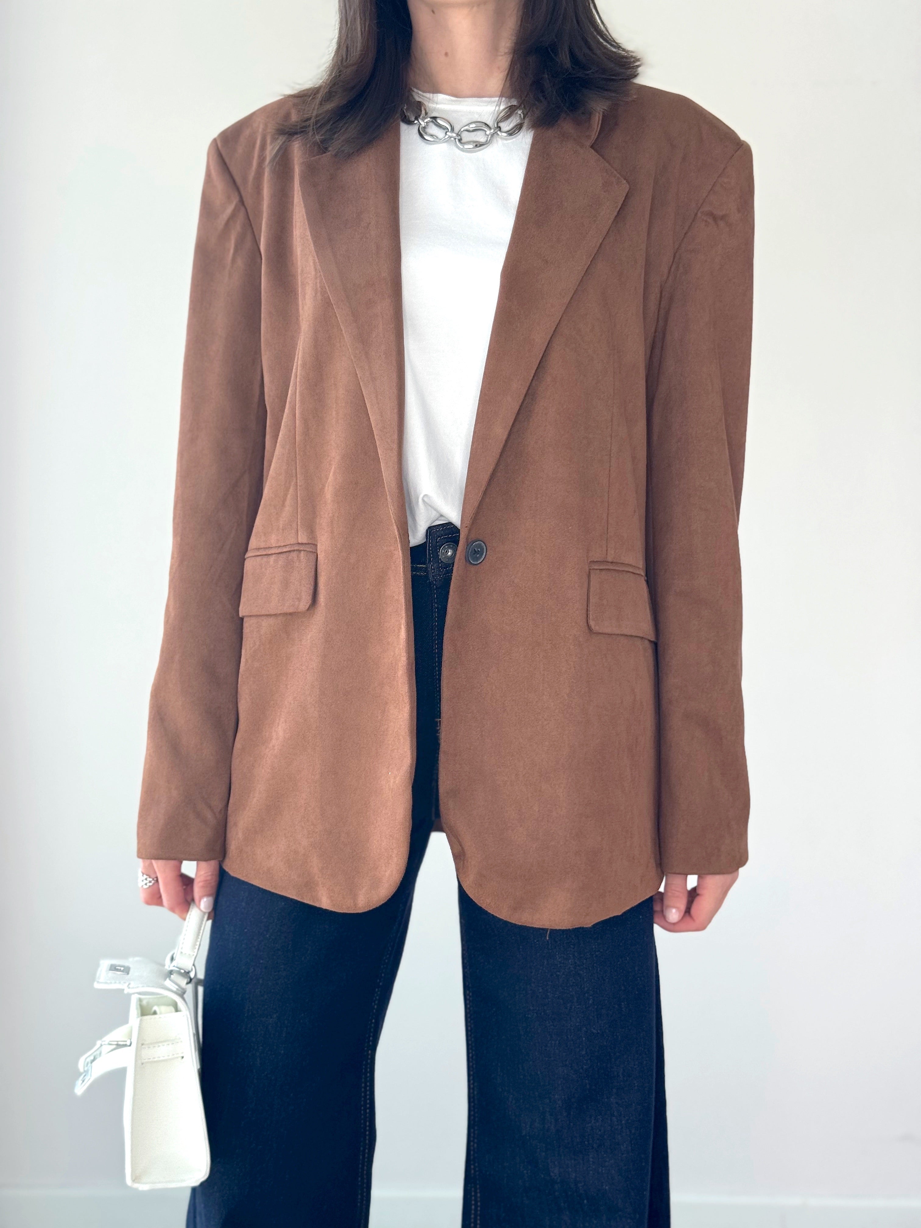 GIACCA ECO CAMOSCIO