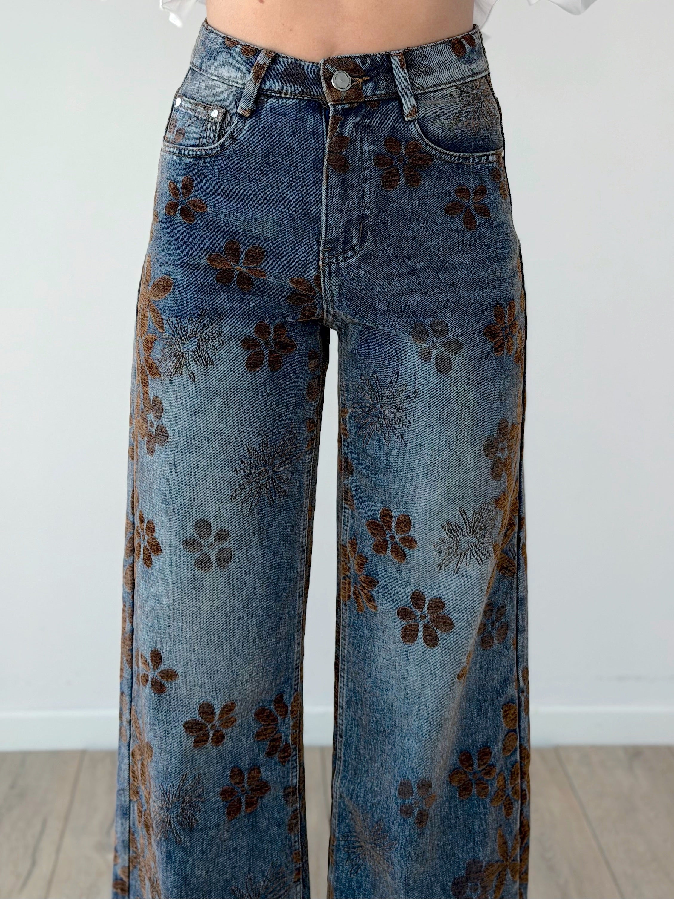 DENIM FLORA