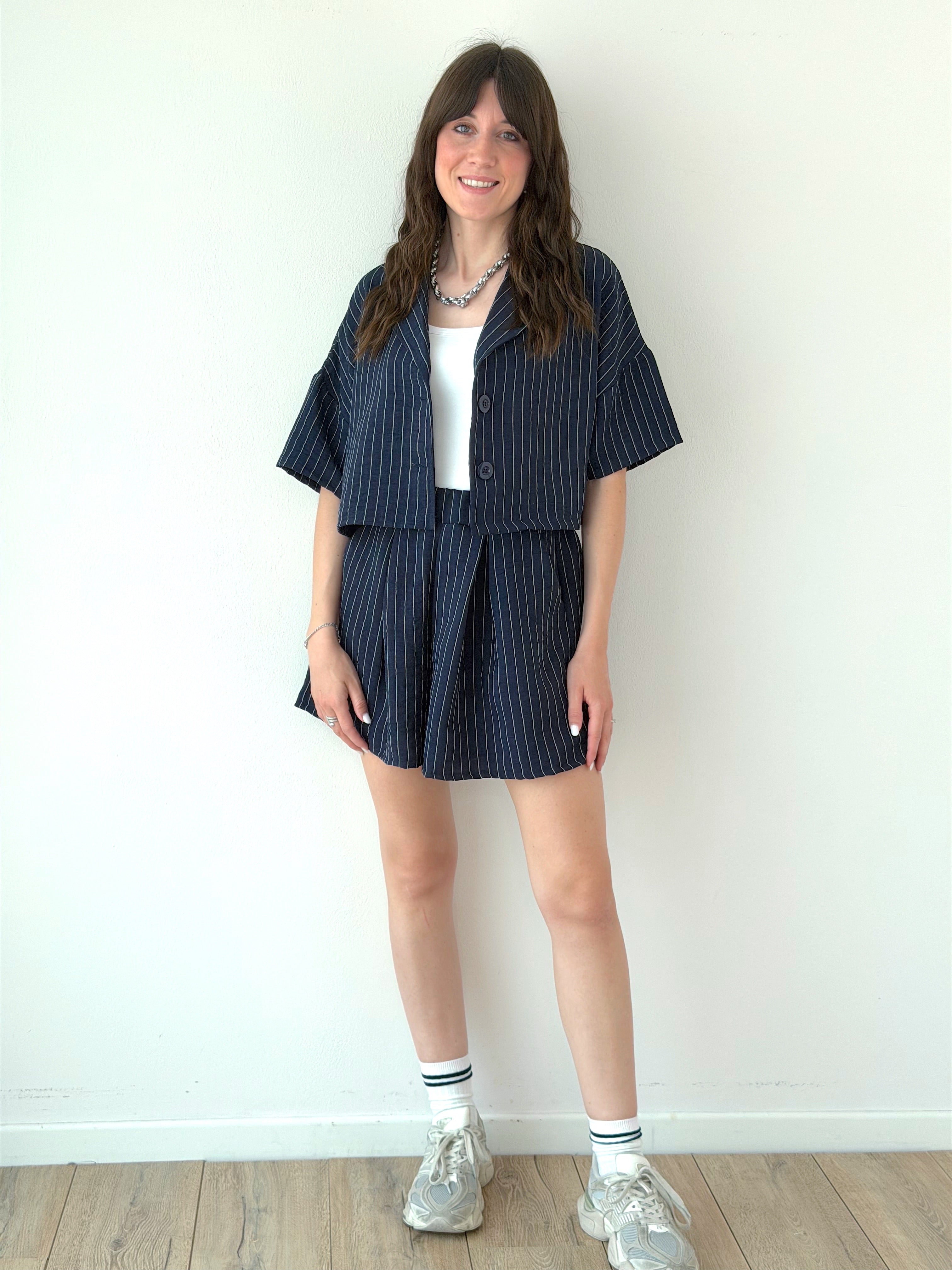 COORDINATO GESSATO SHORTS