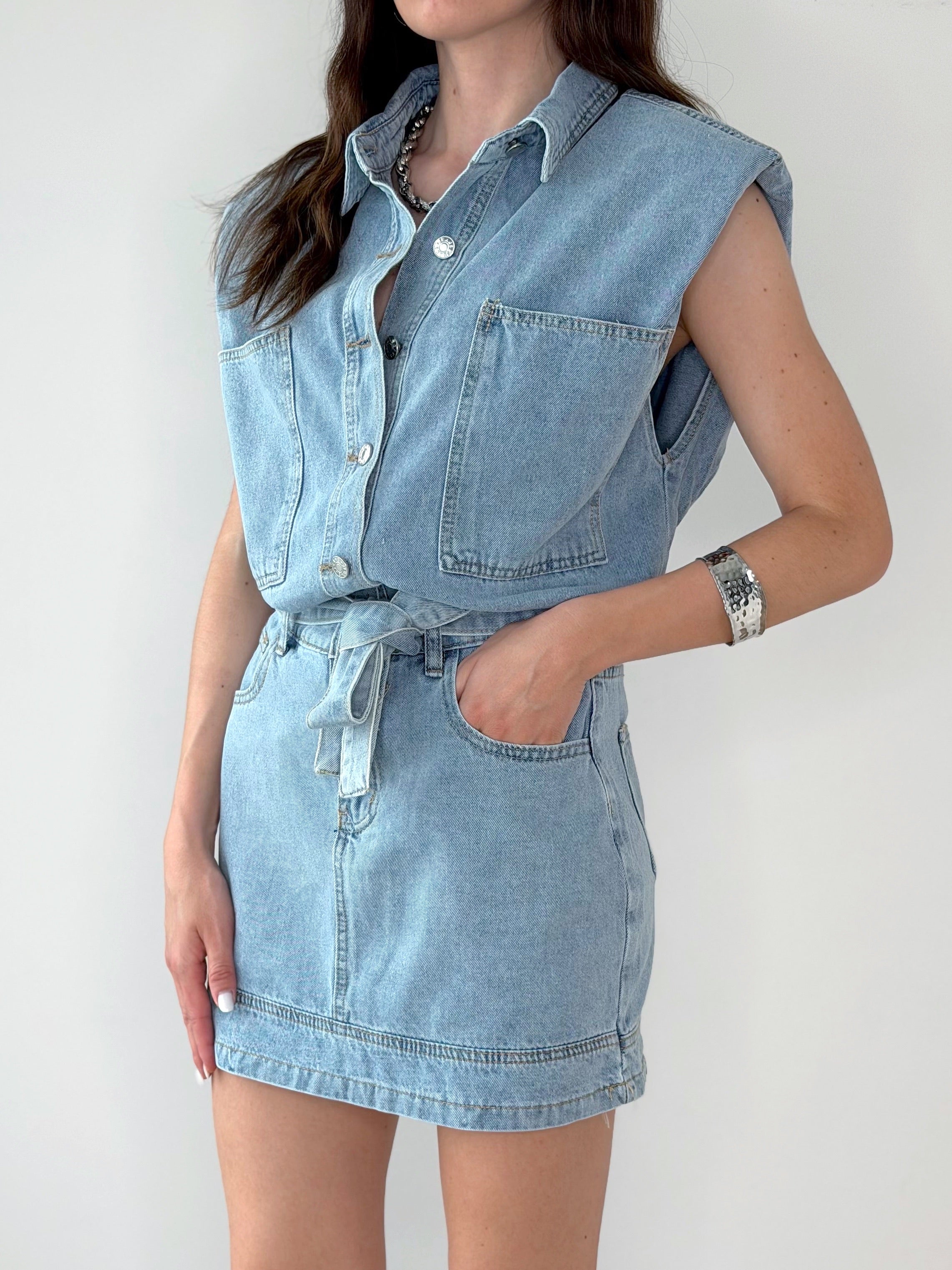 COORDINATO LIGHT DENIM