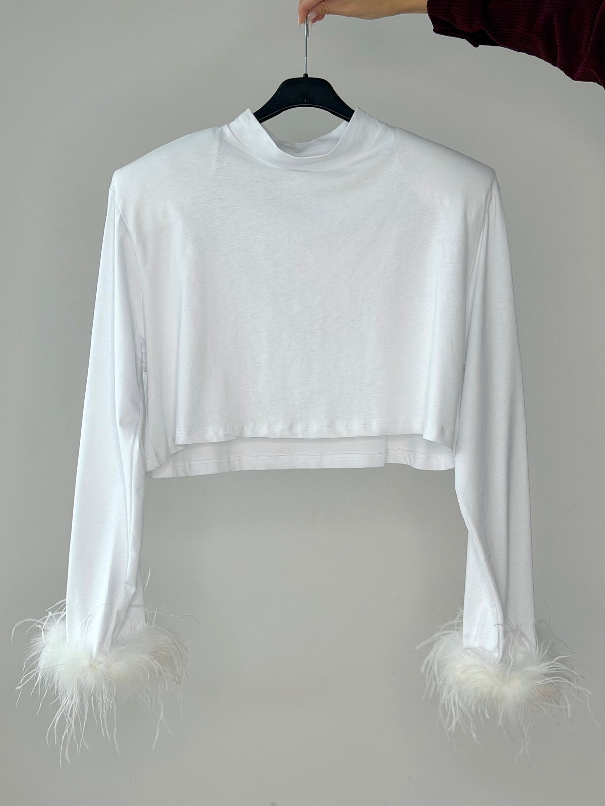 LONGSLEEVE con piume