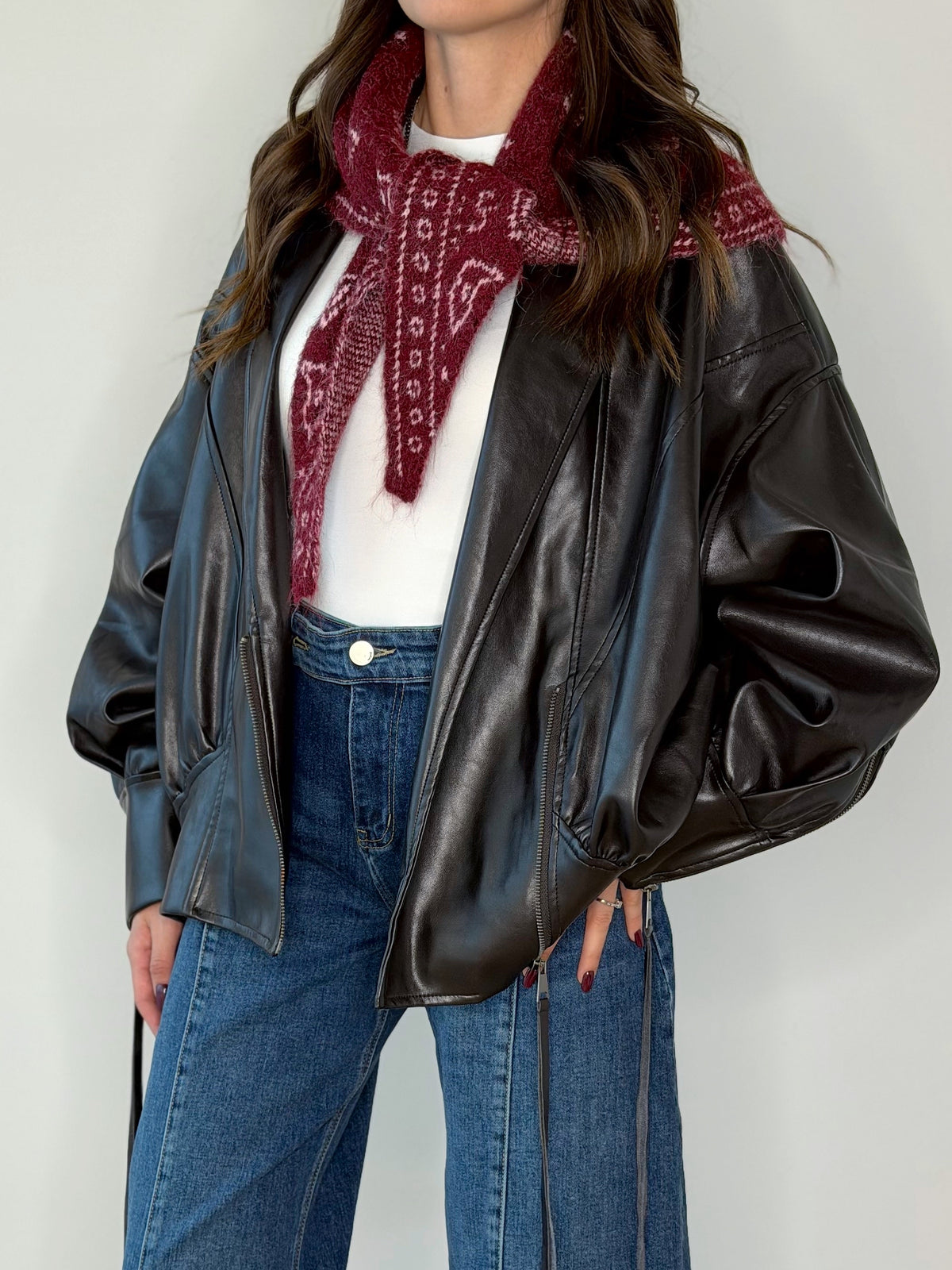 GIACCONE ECOPELLE OVERSIZE (PREMIUM QUALITY)