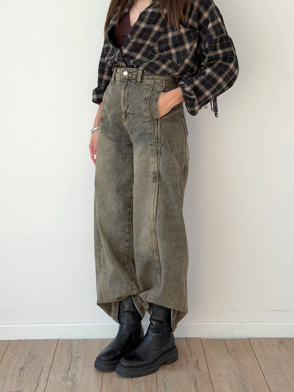 DENIM BALLOON SABBIATO VINTAGE