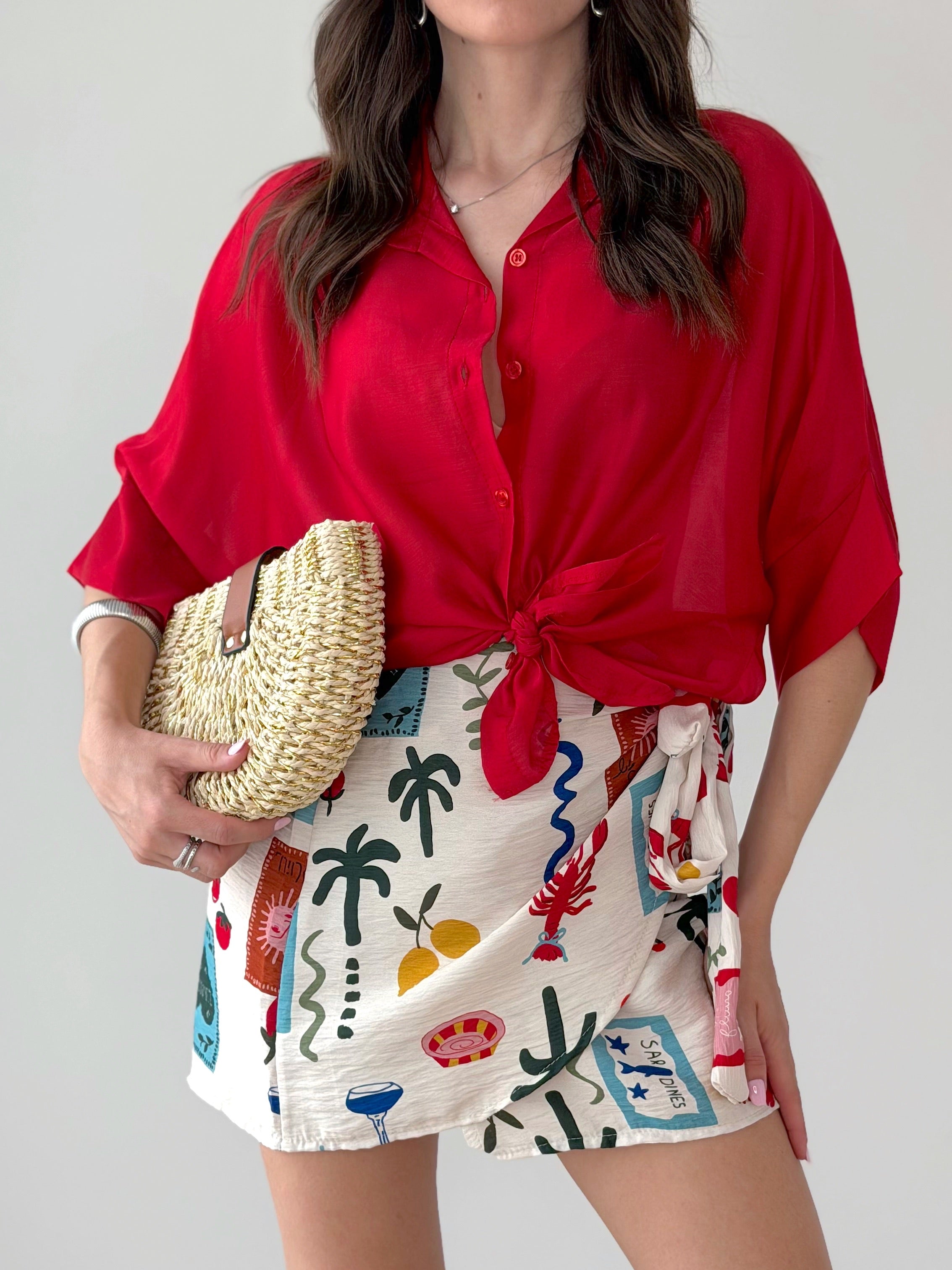 CAMICIA VELATA
