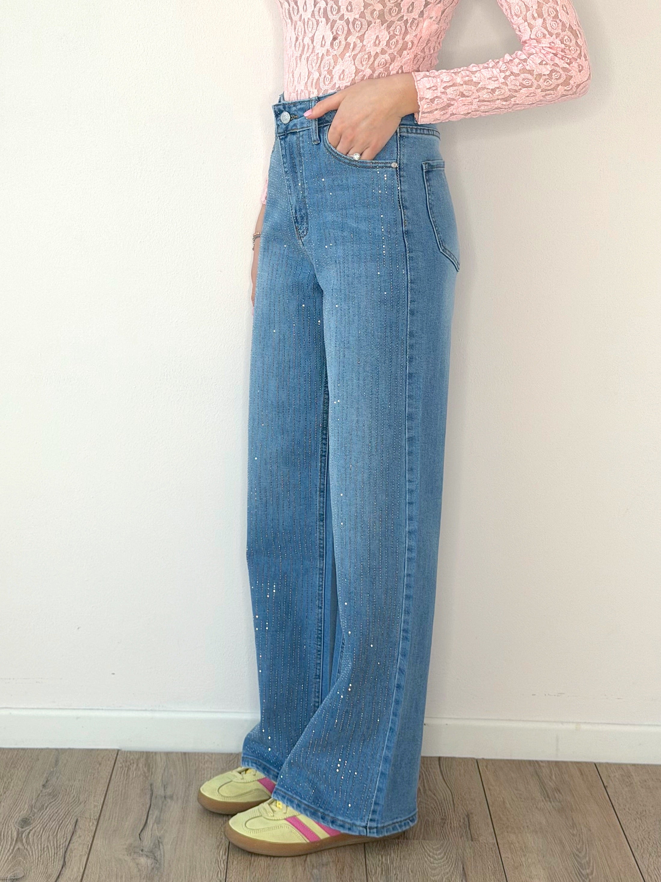 DENIM KYLIE CON STRASS